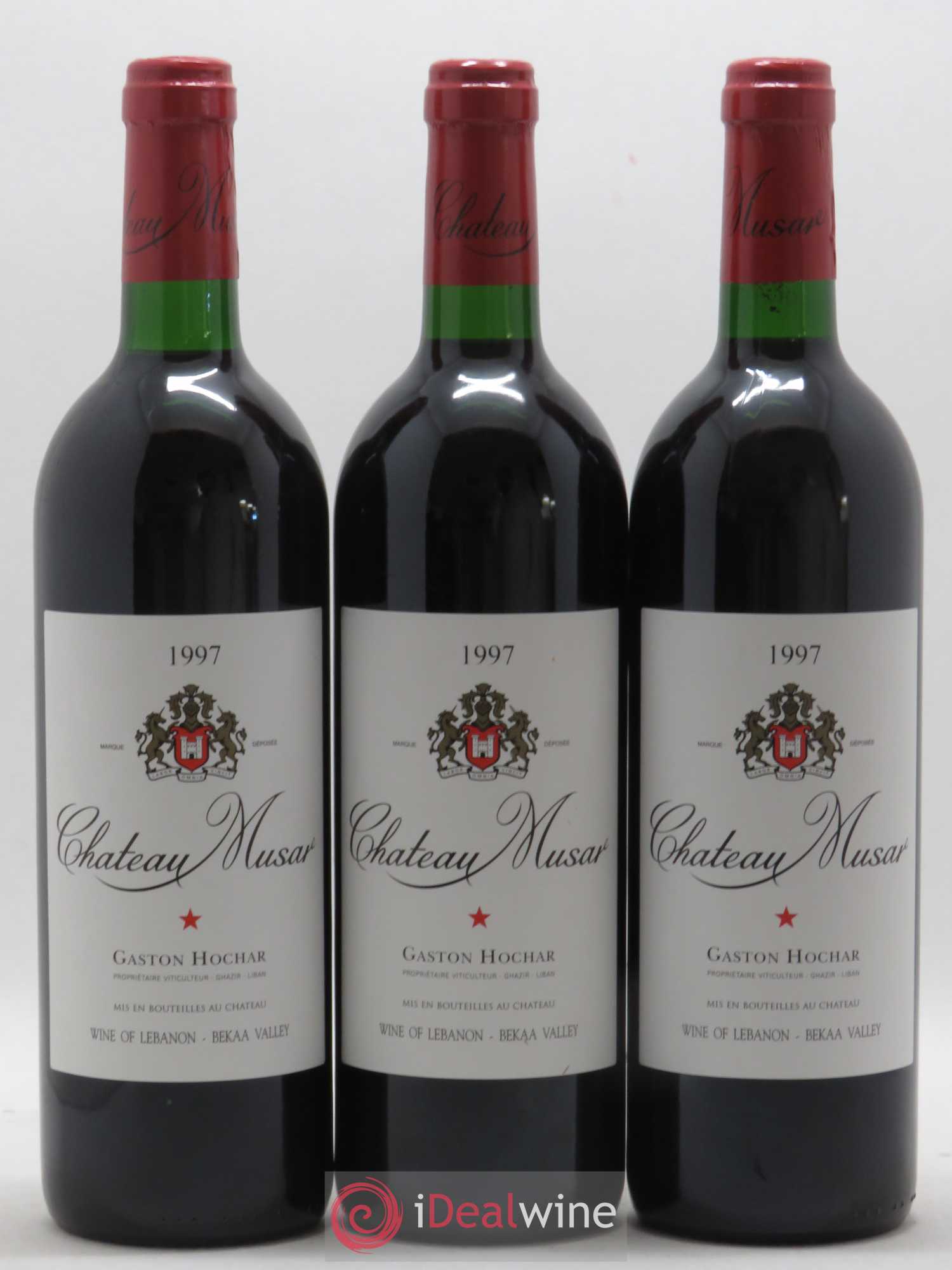 Château Musar Serge Hochar 1997 - Lot de 6 bouteilles - 1
