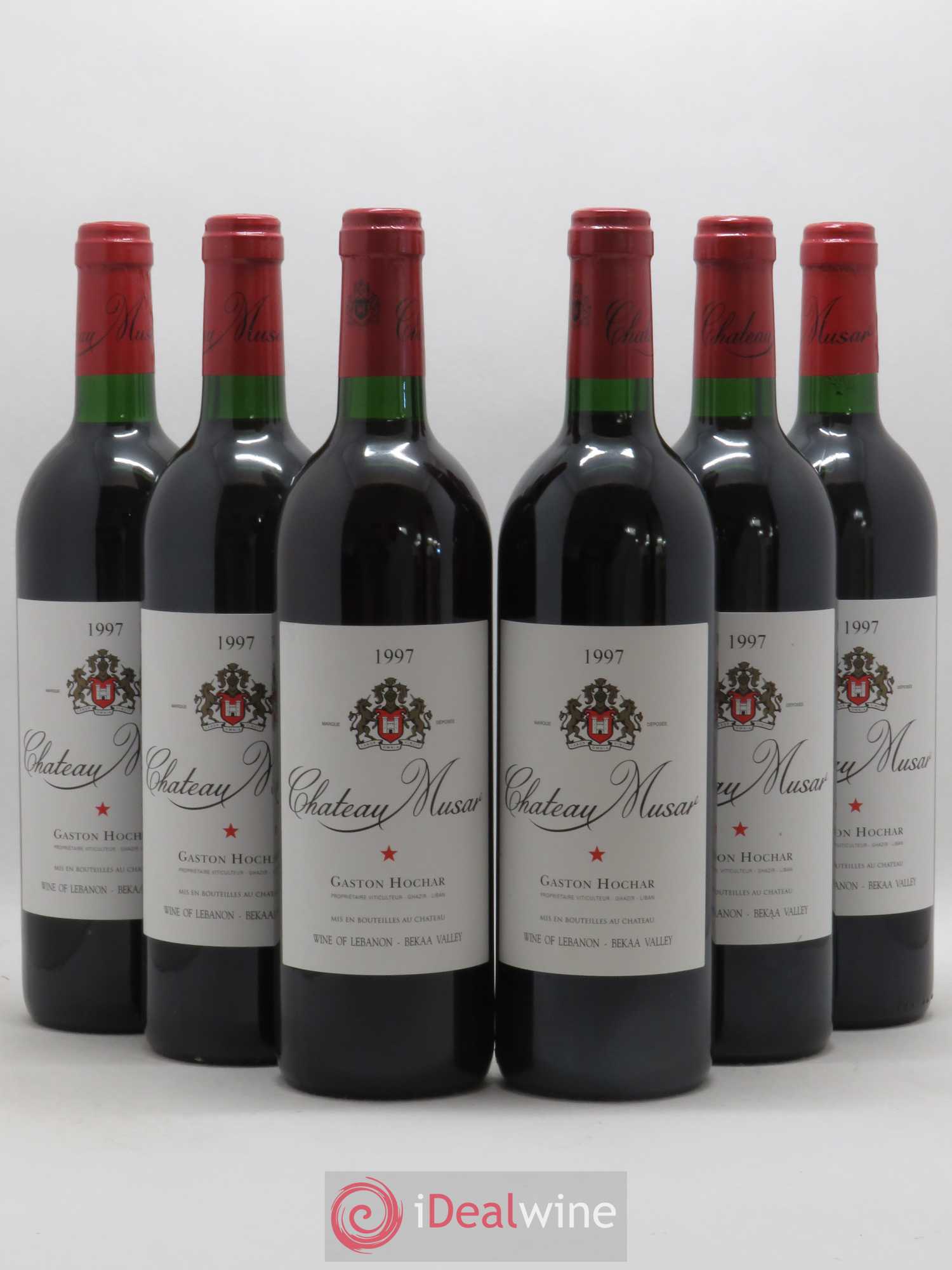 Château Musar Serge Hochar 1997 - Lot de 6 bouteilles - 0