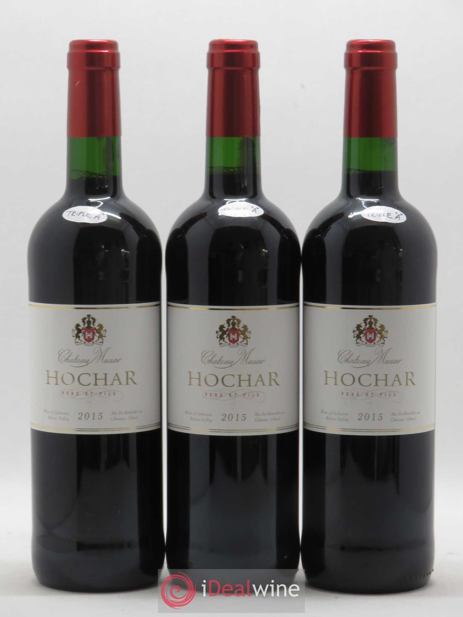 Château Musar Serge Hochar 2015 - Lot de 3 bouteilles - 0