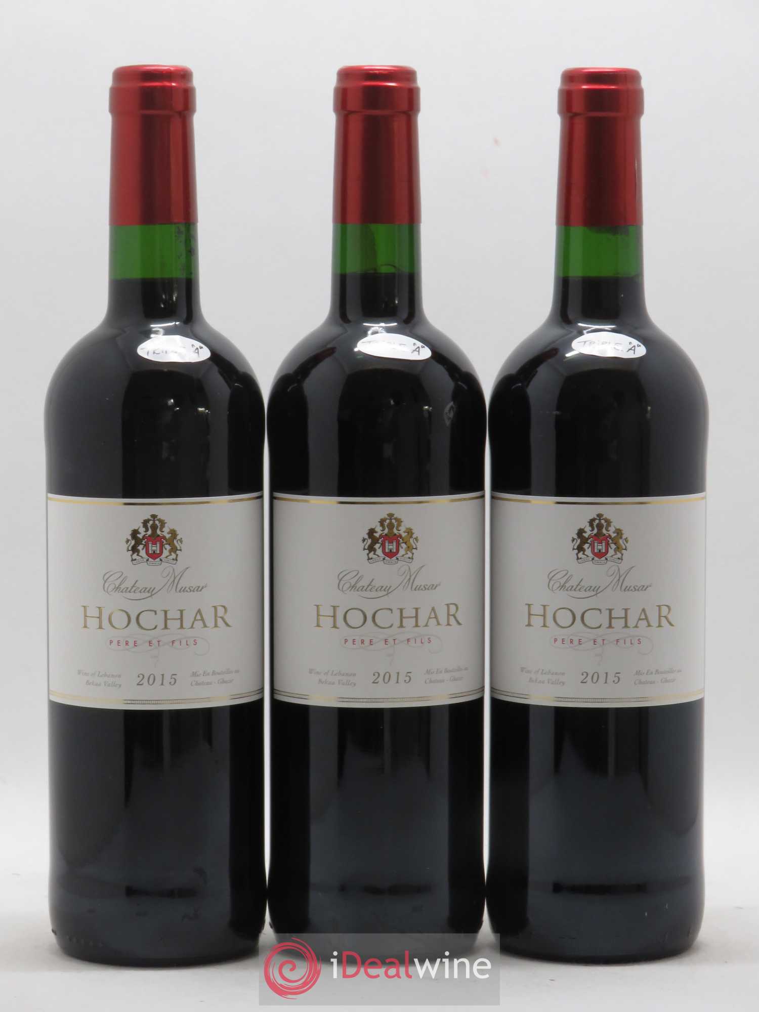 Château Musar Serge Hochar 2015 - Lot de 3 bouteilles - 0