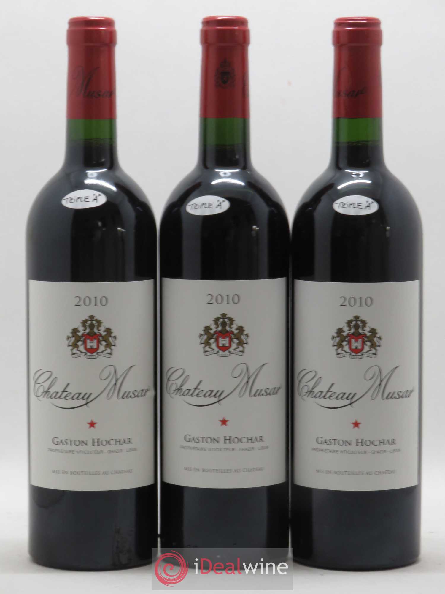 Château Musar Serge Hochar 2010 - Lot de 3 bouteilles - 0