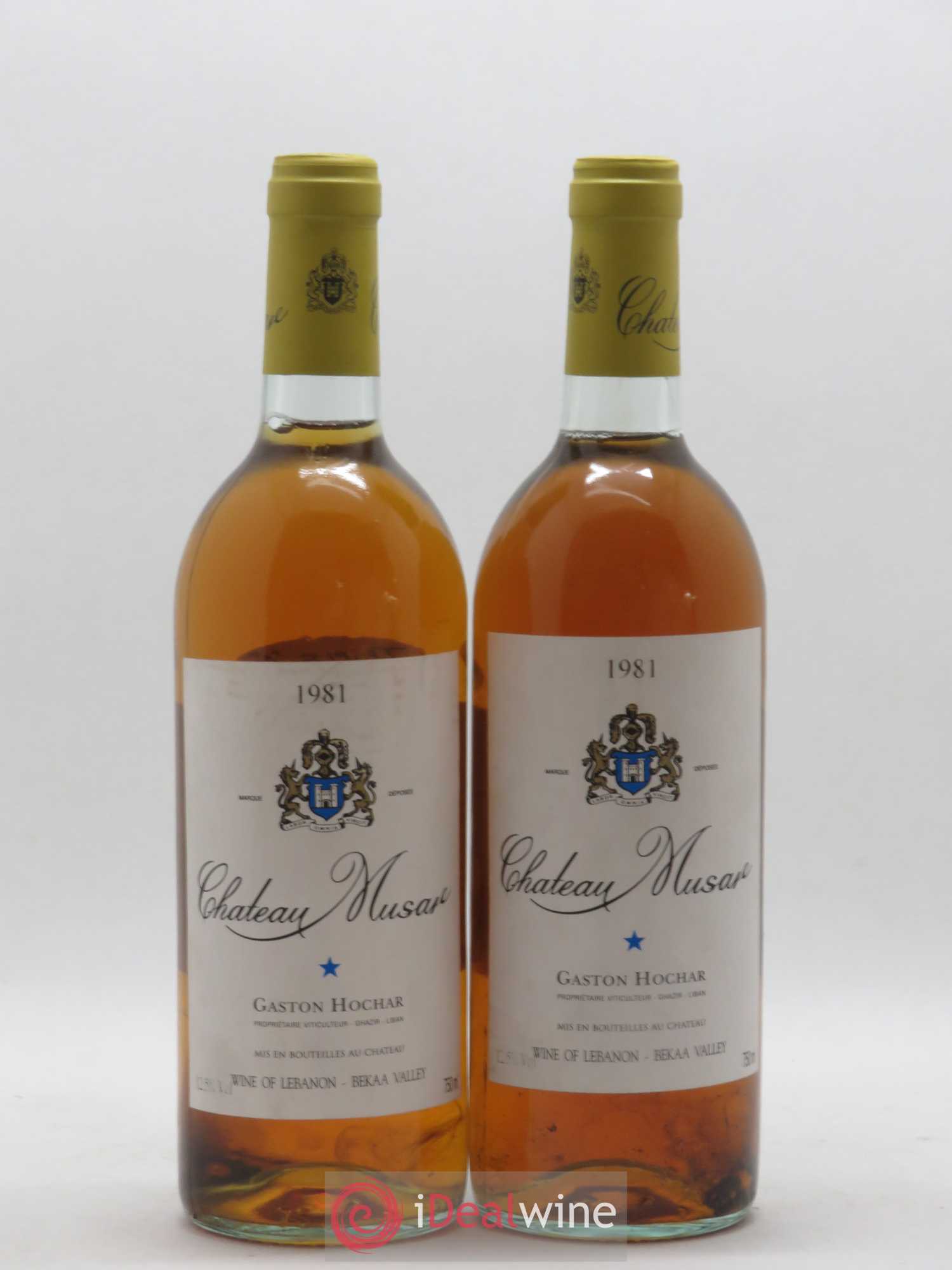 Château Musar Serge Hochar 1981 - Lot de 2 bouteilles - 0