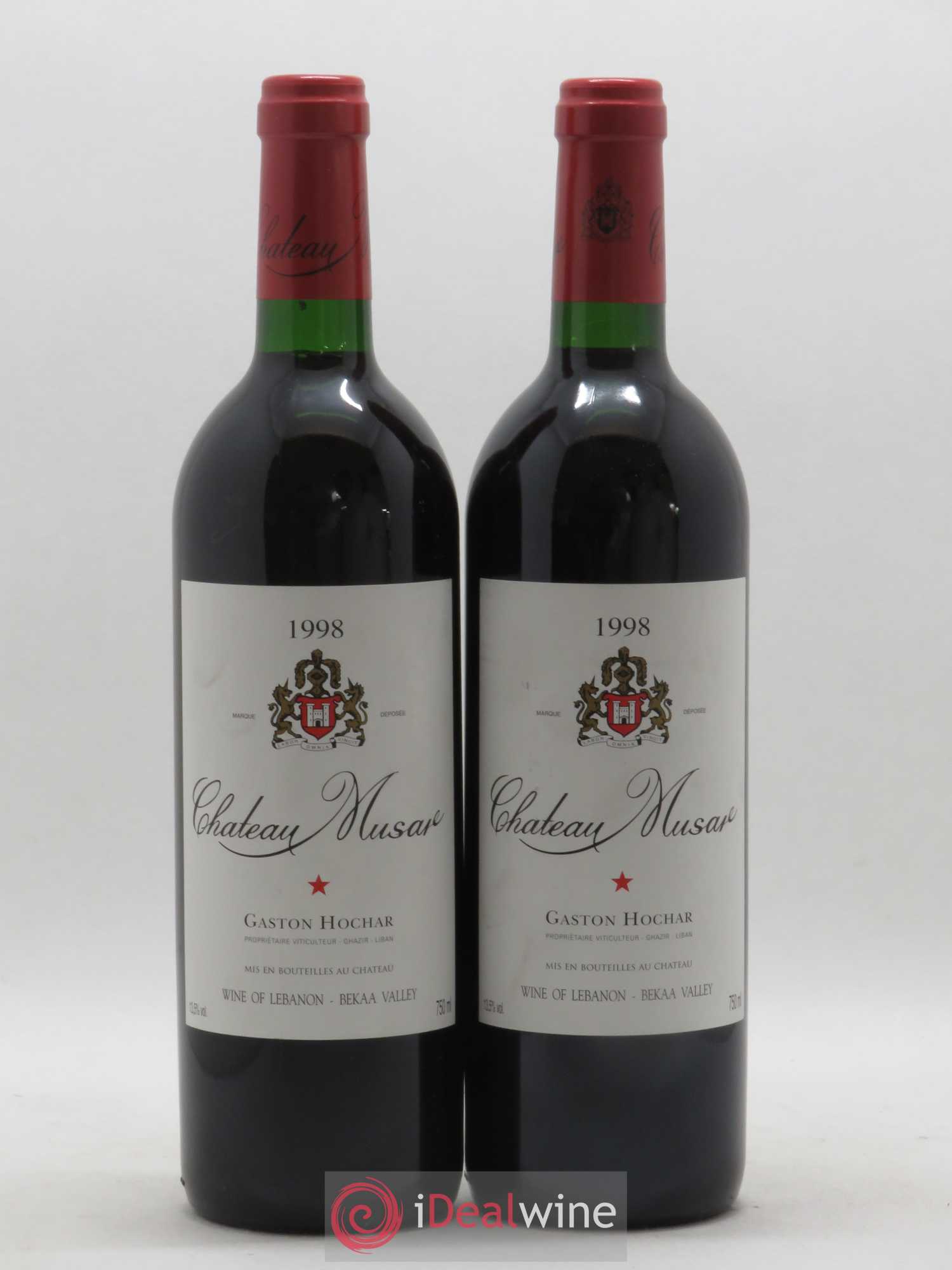 Château Musar Serge Hochar 1998 - Lot de 2 bouteilles - 0