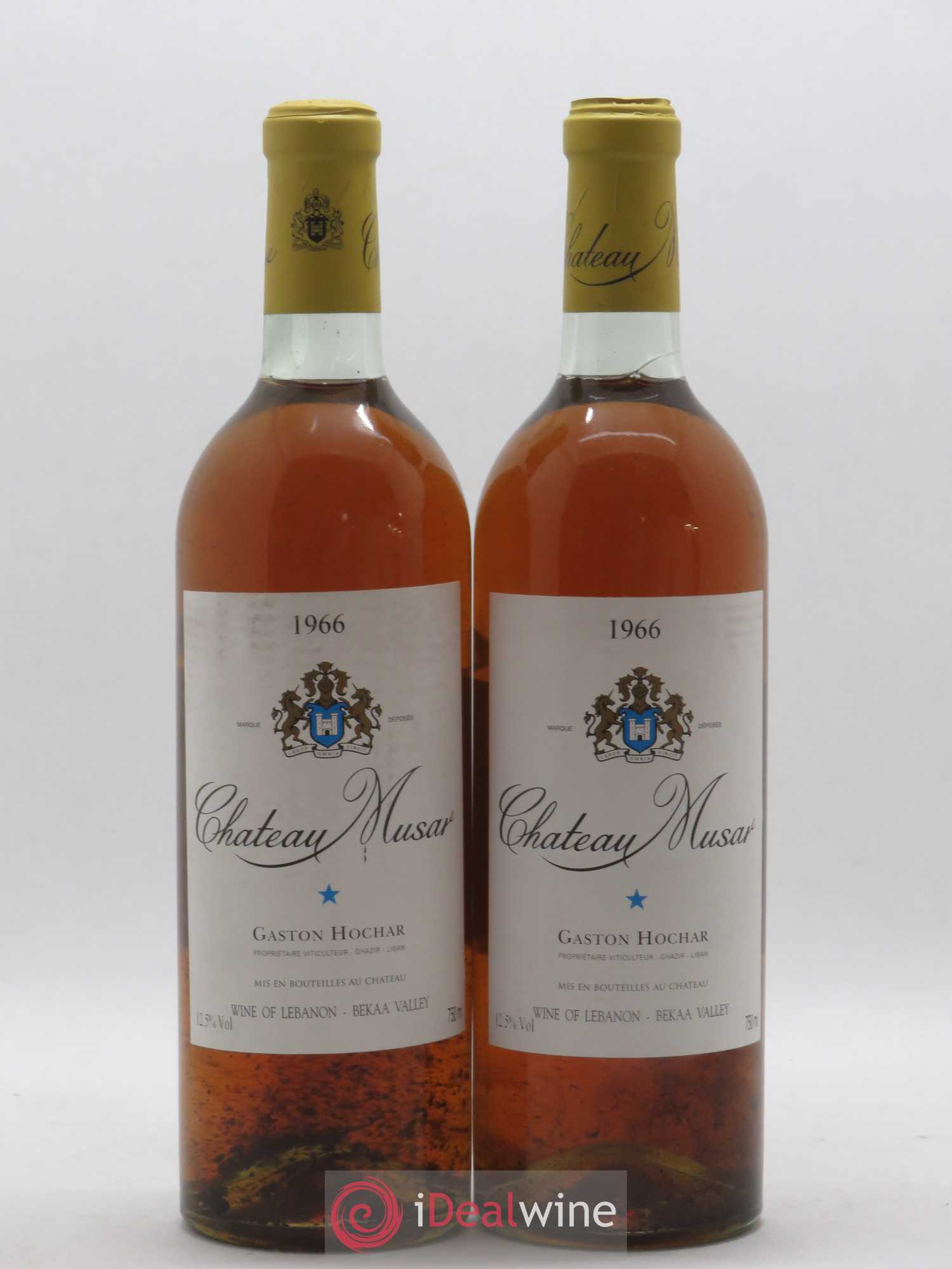 Château Musar Serge Hochar 1966 - Lot de 2 bouteilles - 0