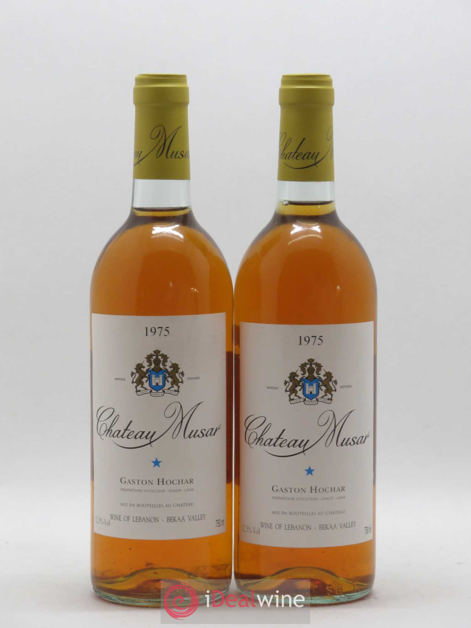 Château Musar Serge Hochar 1975 - Lot de 2 bouteilles - 0