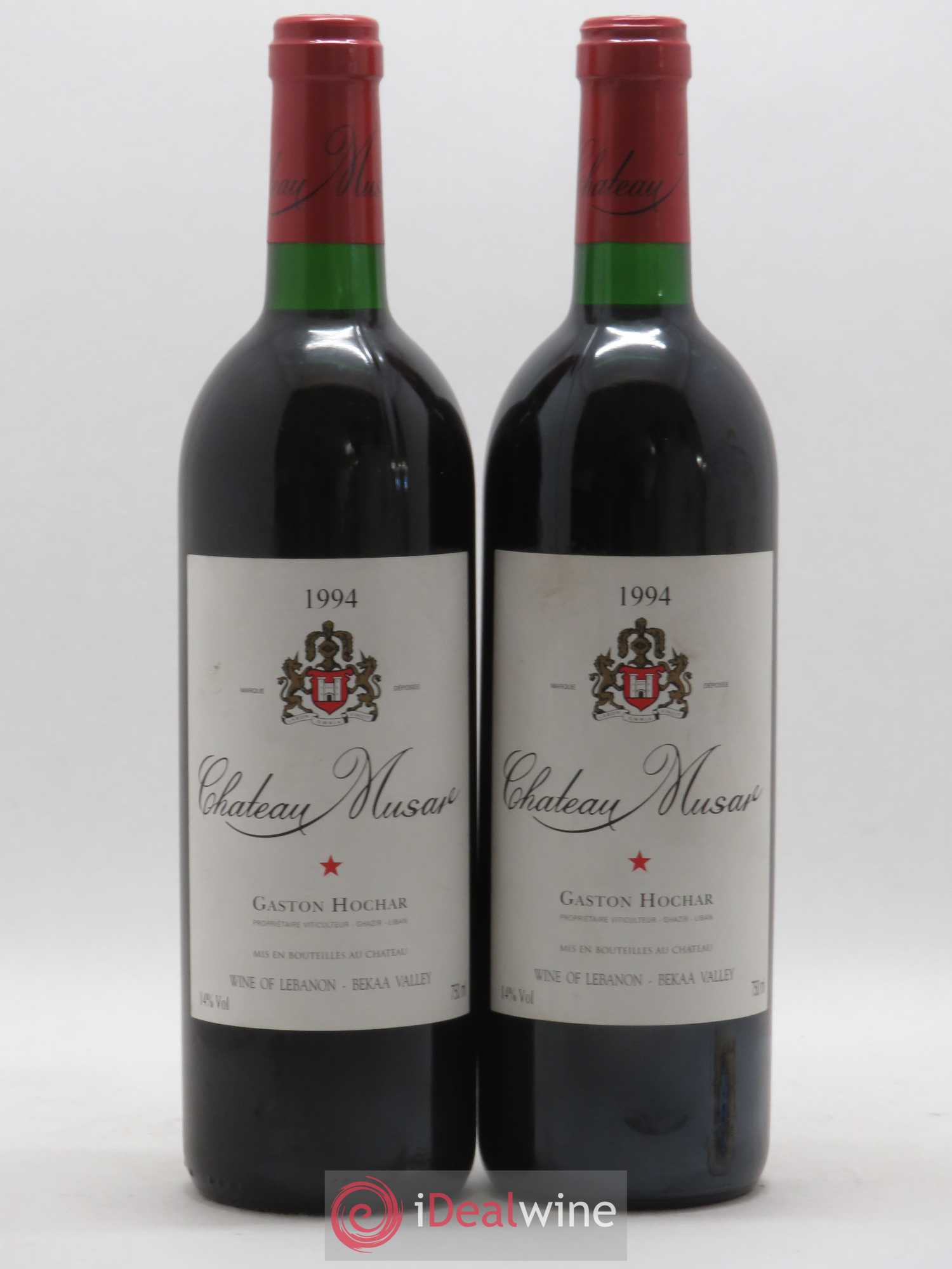Château Musar Serge Hochar 1994 - Lot de 2 bouteilles - 0
