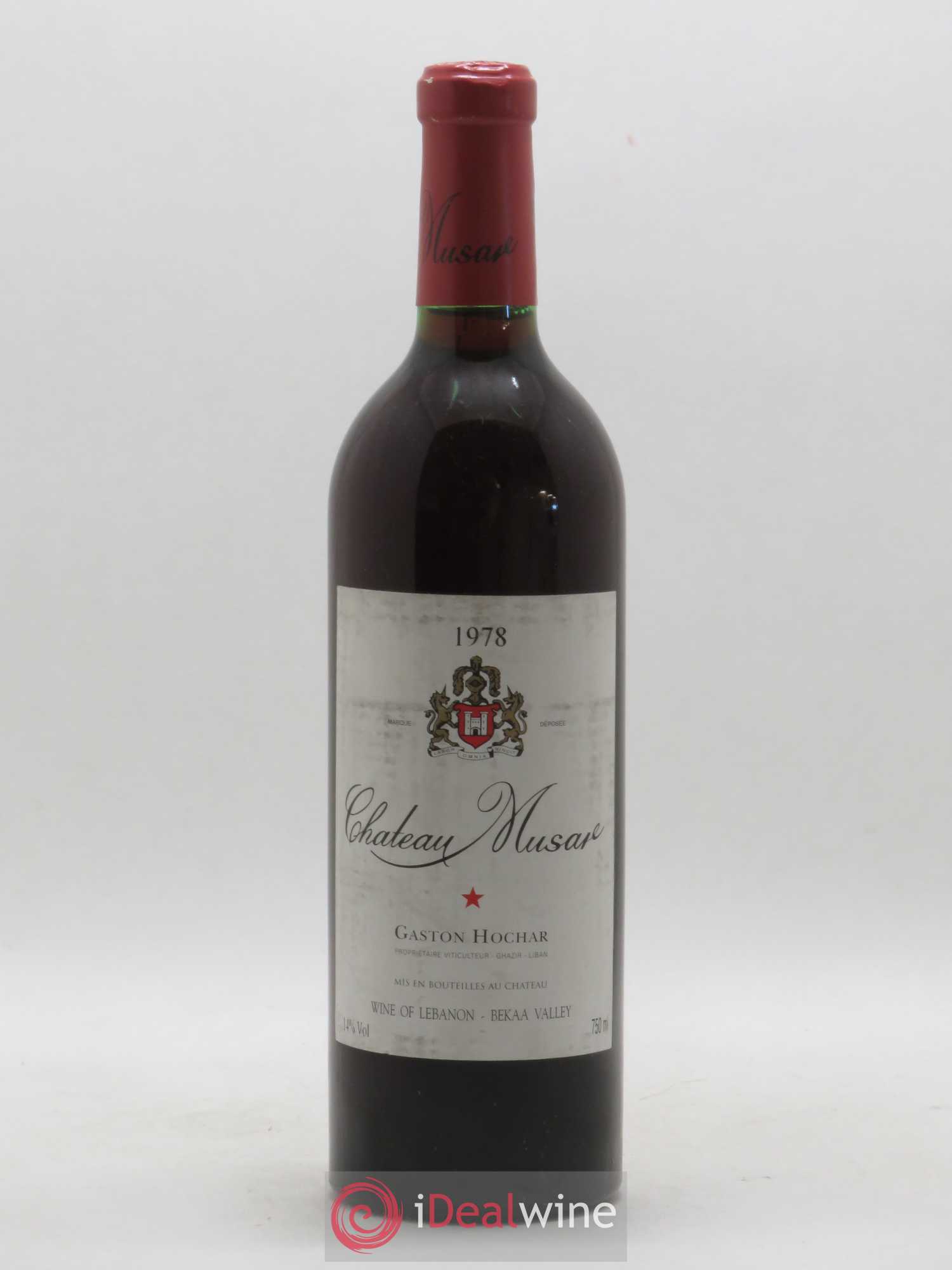 Château Musar Serge Hochar 1978 - Lot de 1 bouteille - 0