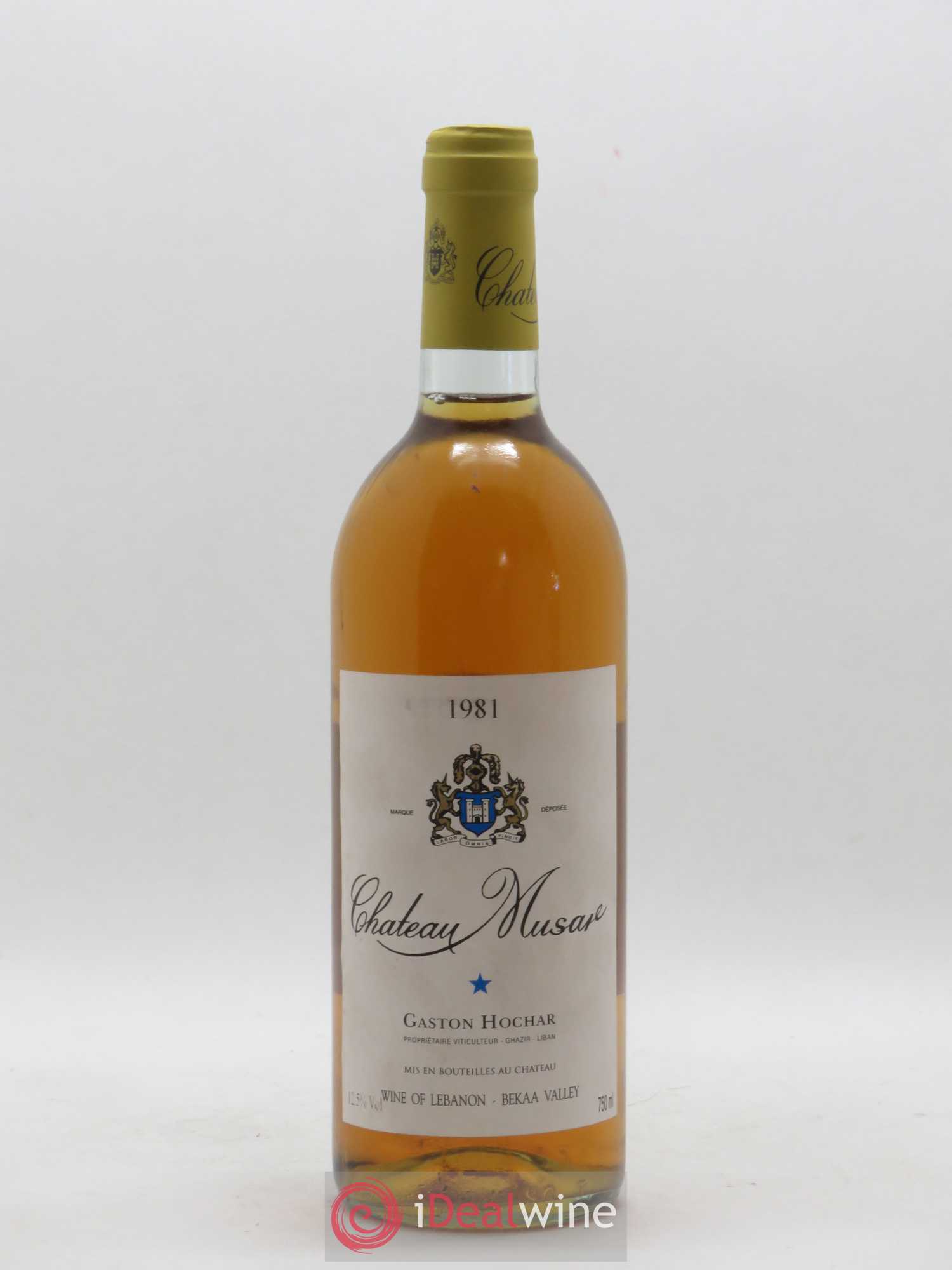 Château Musar Serge Hochar 1981 - Lot de 1 bouteille - 0