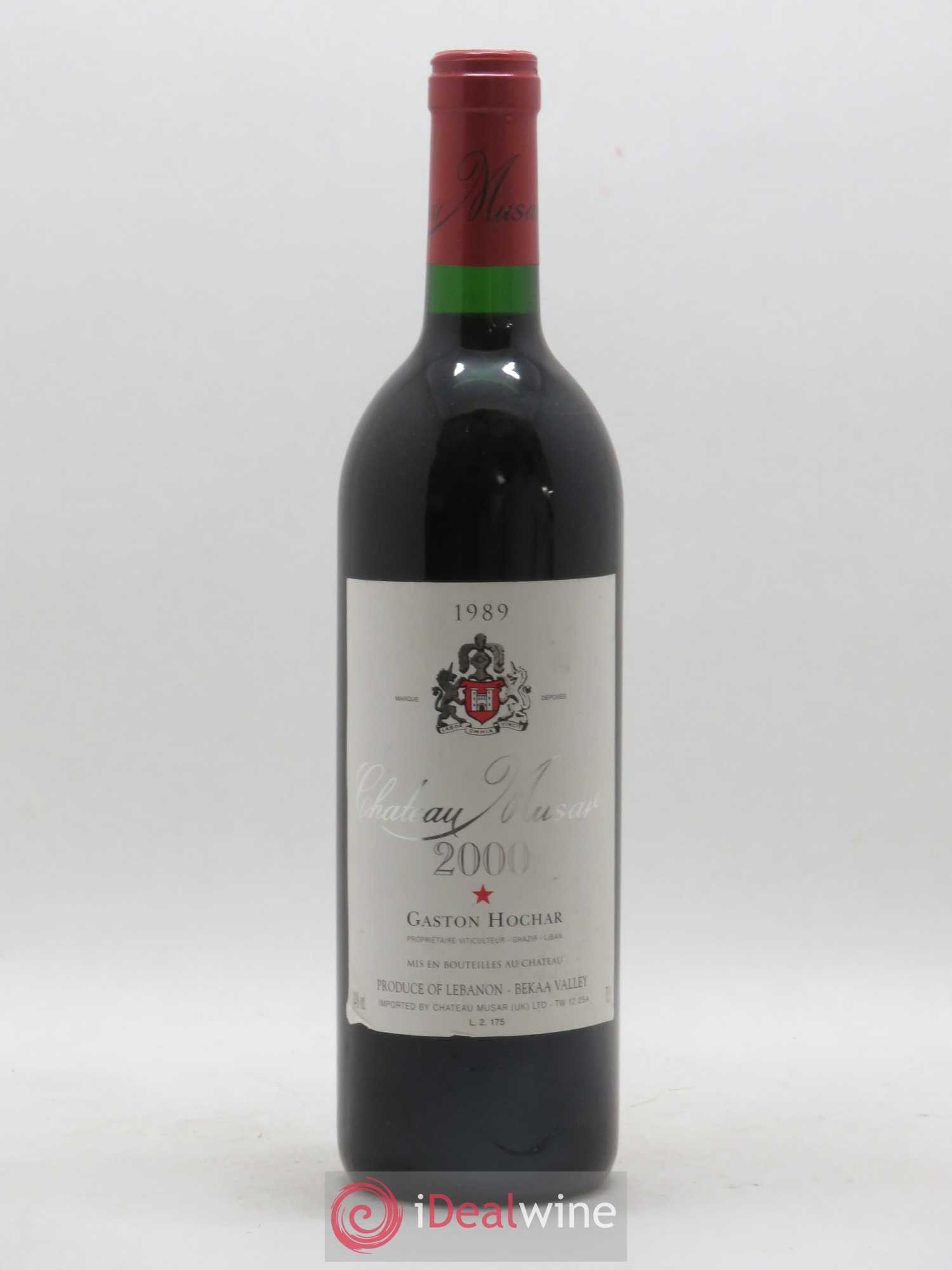 Château Musar Serge Hochar 1989 - Lot de 1 bouteille - 0