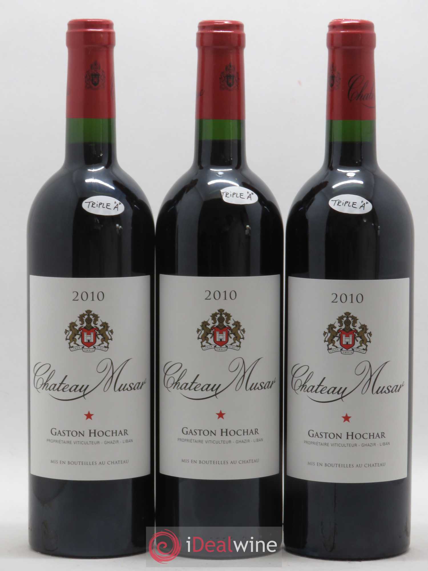 Château Musar Serge Hochar 2010 - Lot de 6 bouteilles - 1