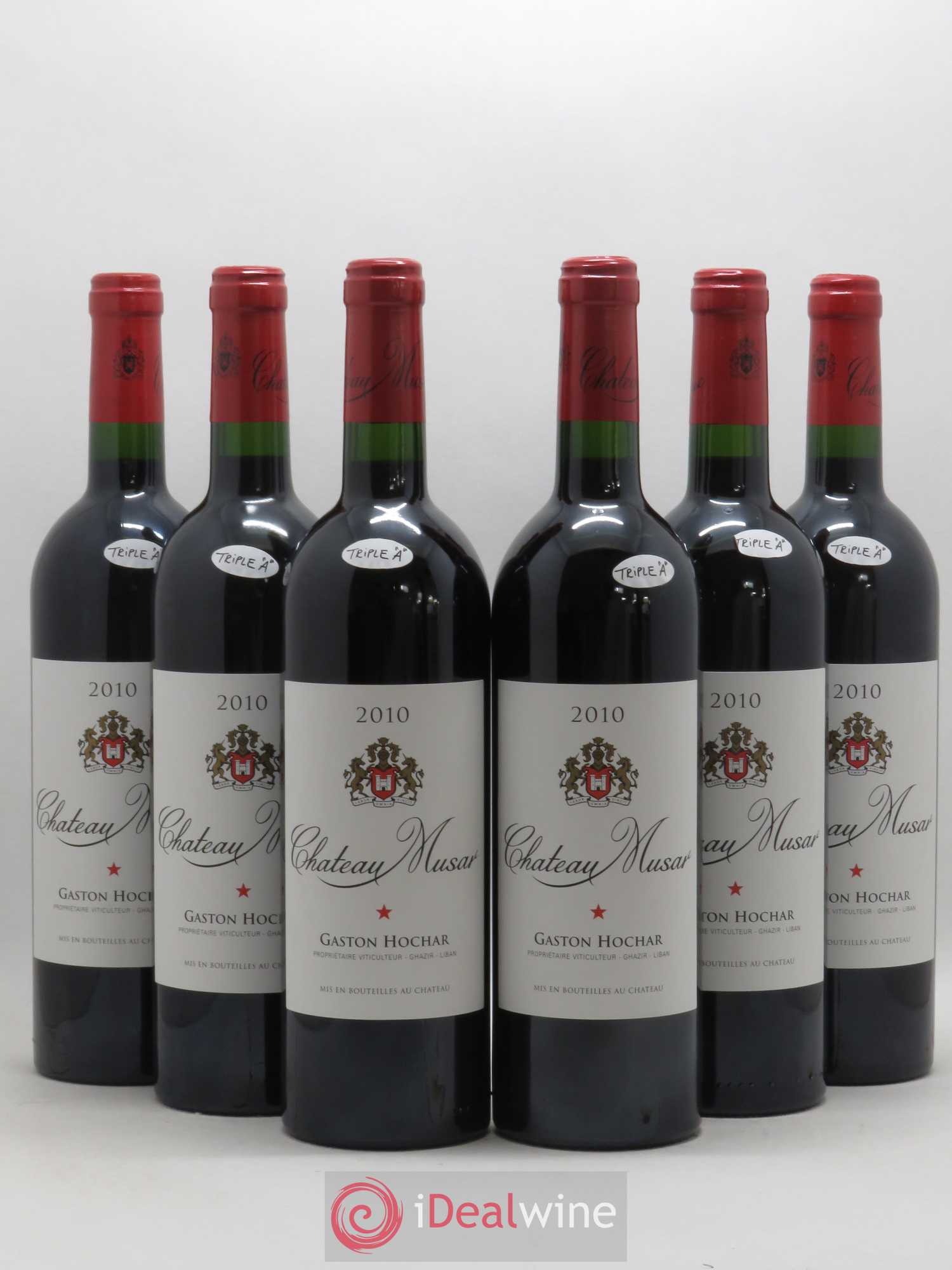 Château Musar Serge Hochar 2010 - Lot de 6 bouteilles - 0