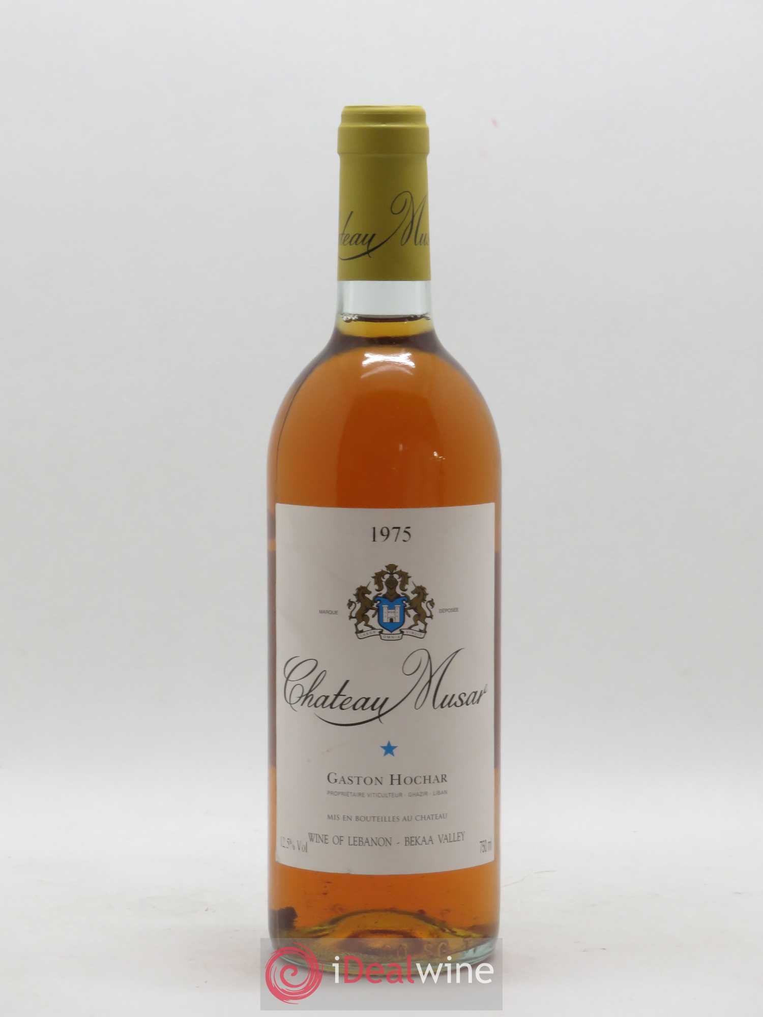 Château Musar Serge Hochar 1975 - Lot de 1 bouteille - 0
