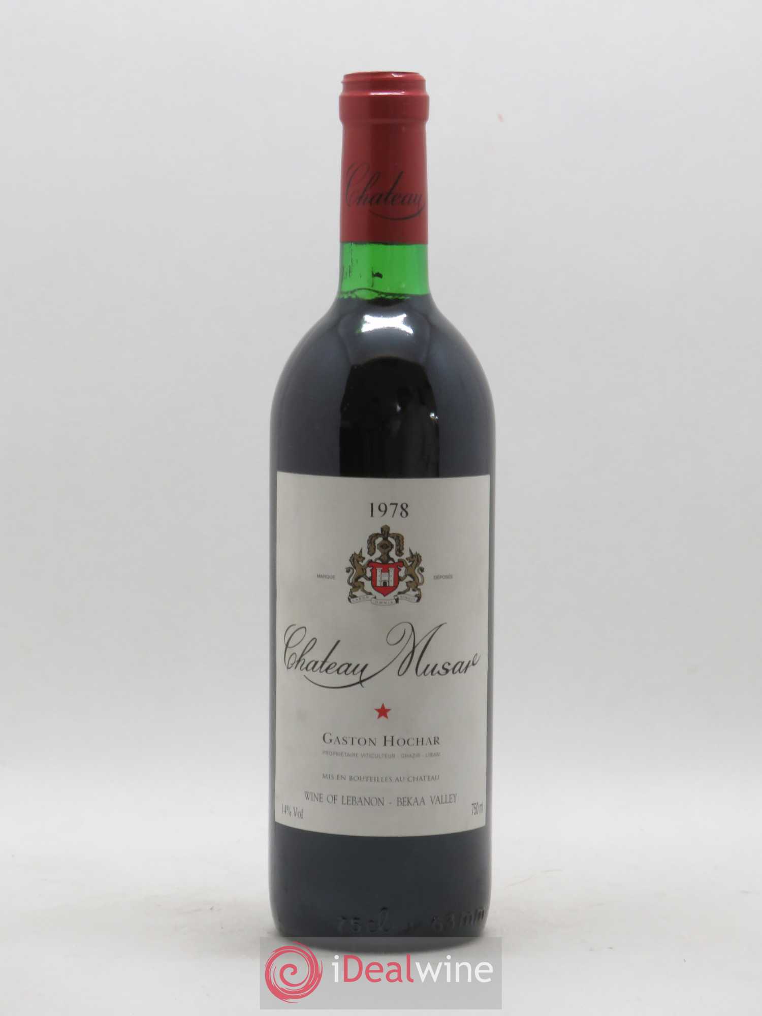 Château Musar Serge Hochar 1978 - Lot de 1 bouteille - 0