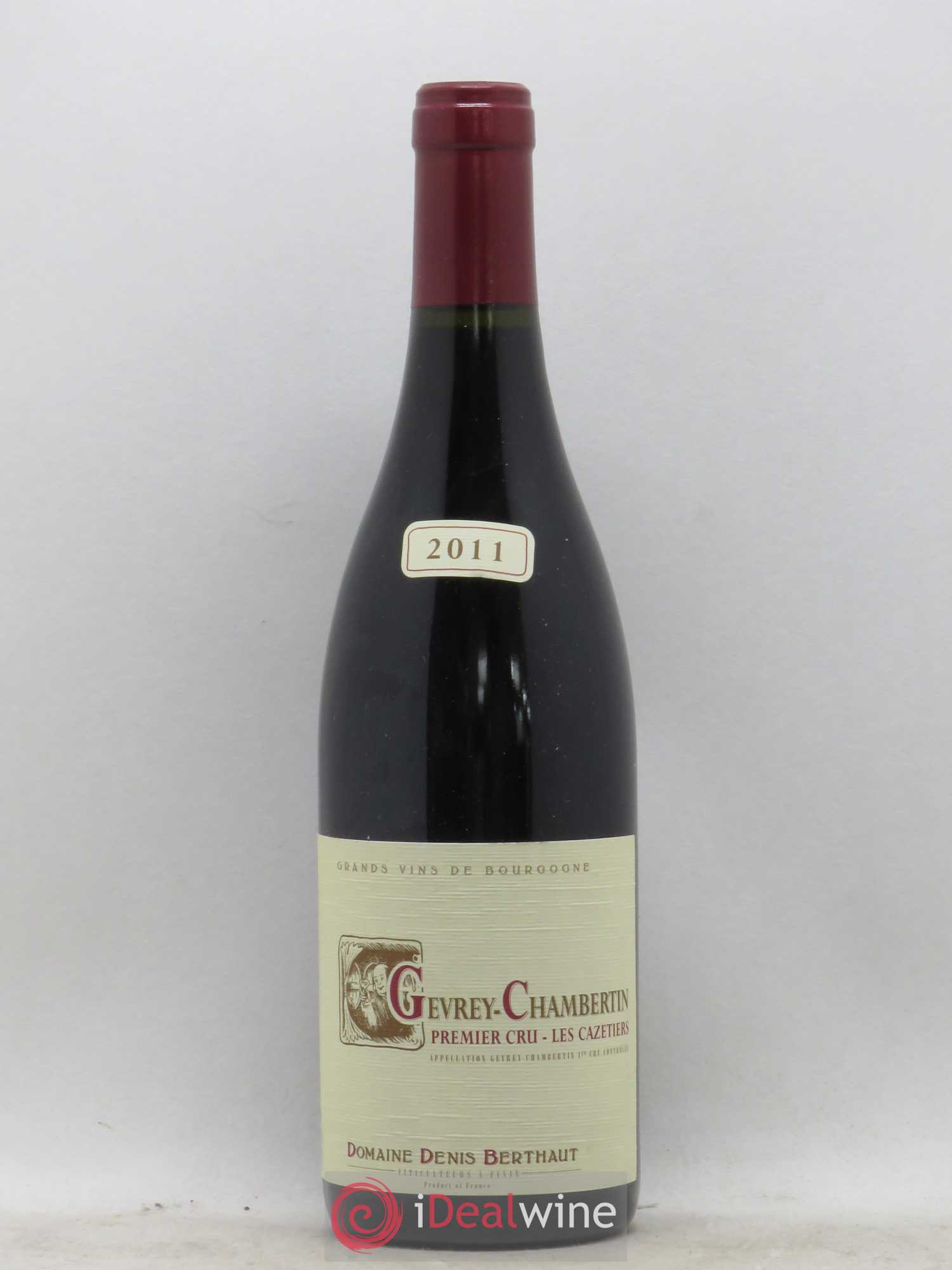 Gevrey-Chambertin 1er Cru Les Cazetiers Domaine Berthaut 2011 - Posten von 1 Flasche - 0