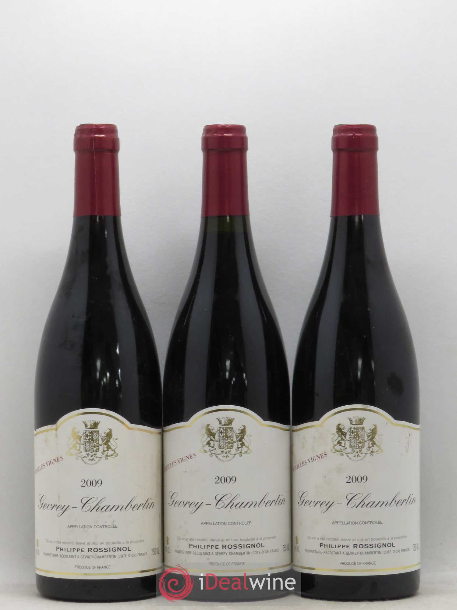 Gevrey-Chambertin Philippe Rossignol 2009 - Lot de 12 bouteilles - 4