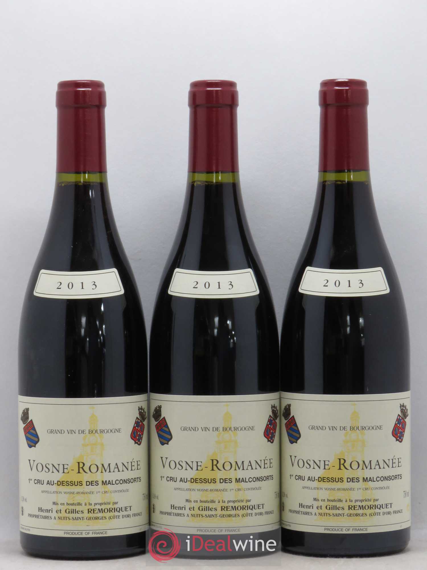 Vosne-Romanée 1er Cru Au Dessus des Malconsorts Gilles Remoriquet 2013 - Lot de 6 bouteilles - 2