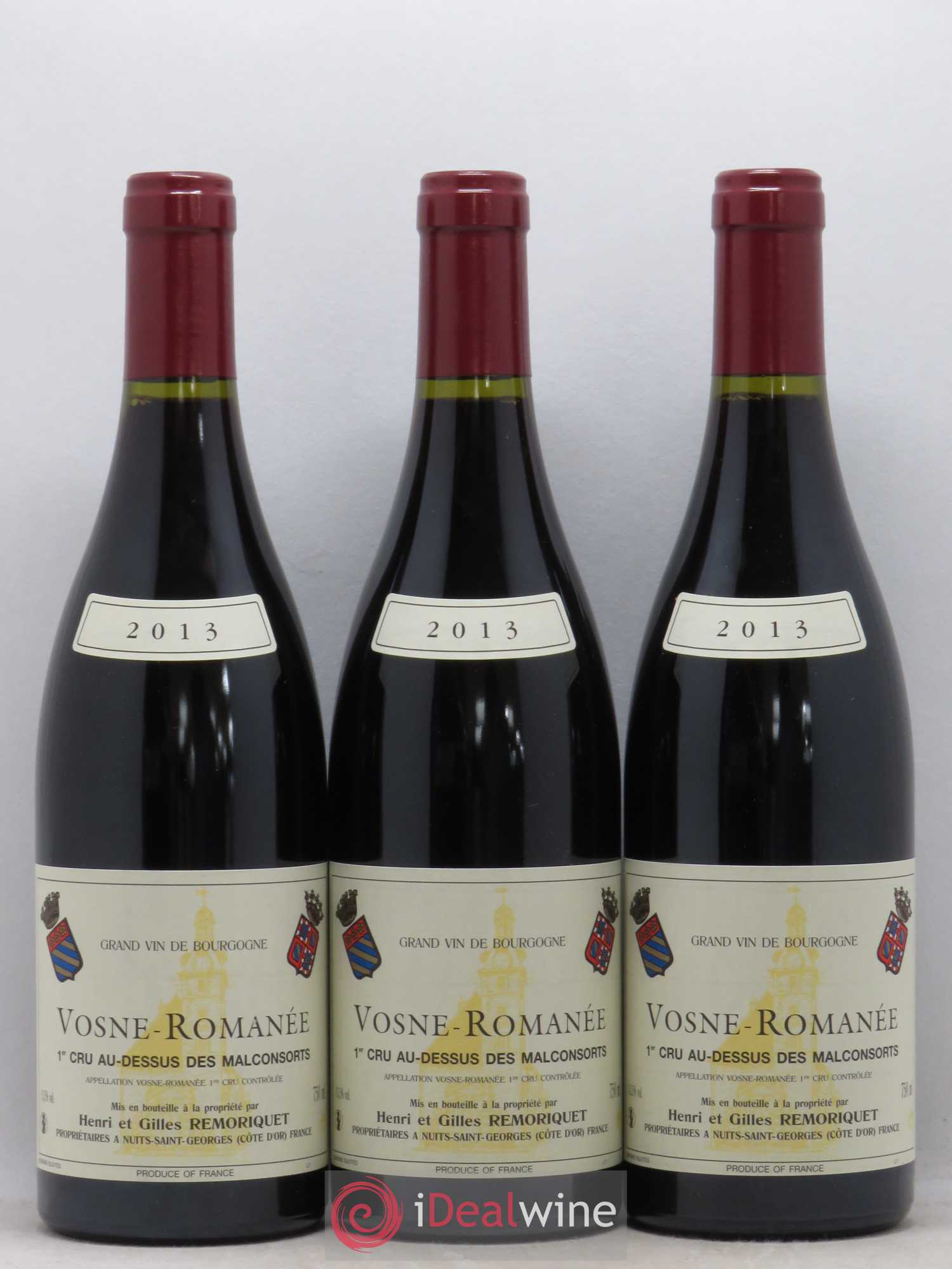 Vosne-Romanée 1er Cru Au Dessus des Malconsorts Gilles Remoriquet 2013 - Lot de 6 bouteilles - 2