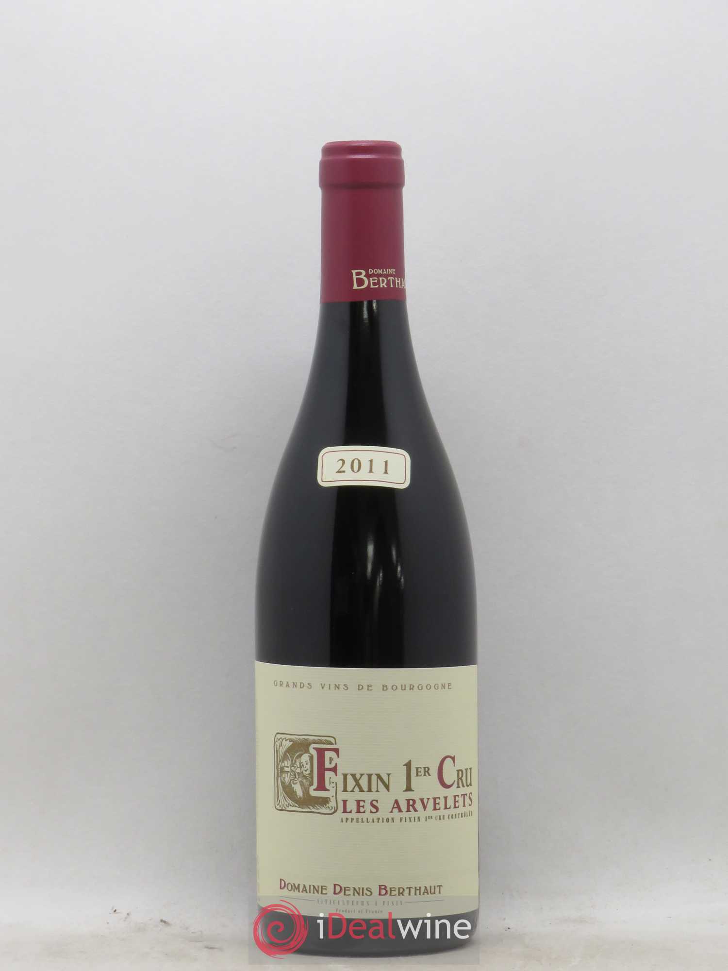 Fixin 1er Cru Les Arvelets Domaine Berthaut 2011 - Posten von 1 Flasche - 0