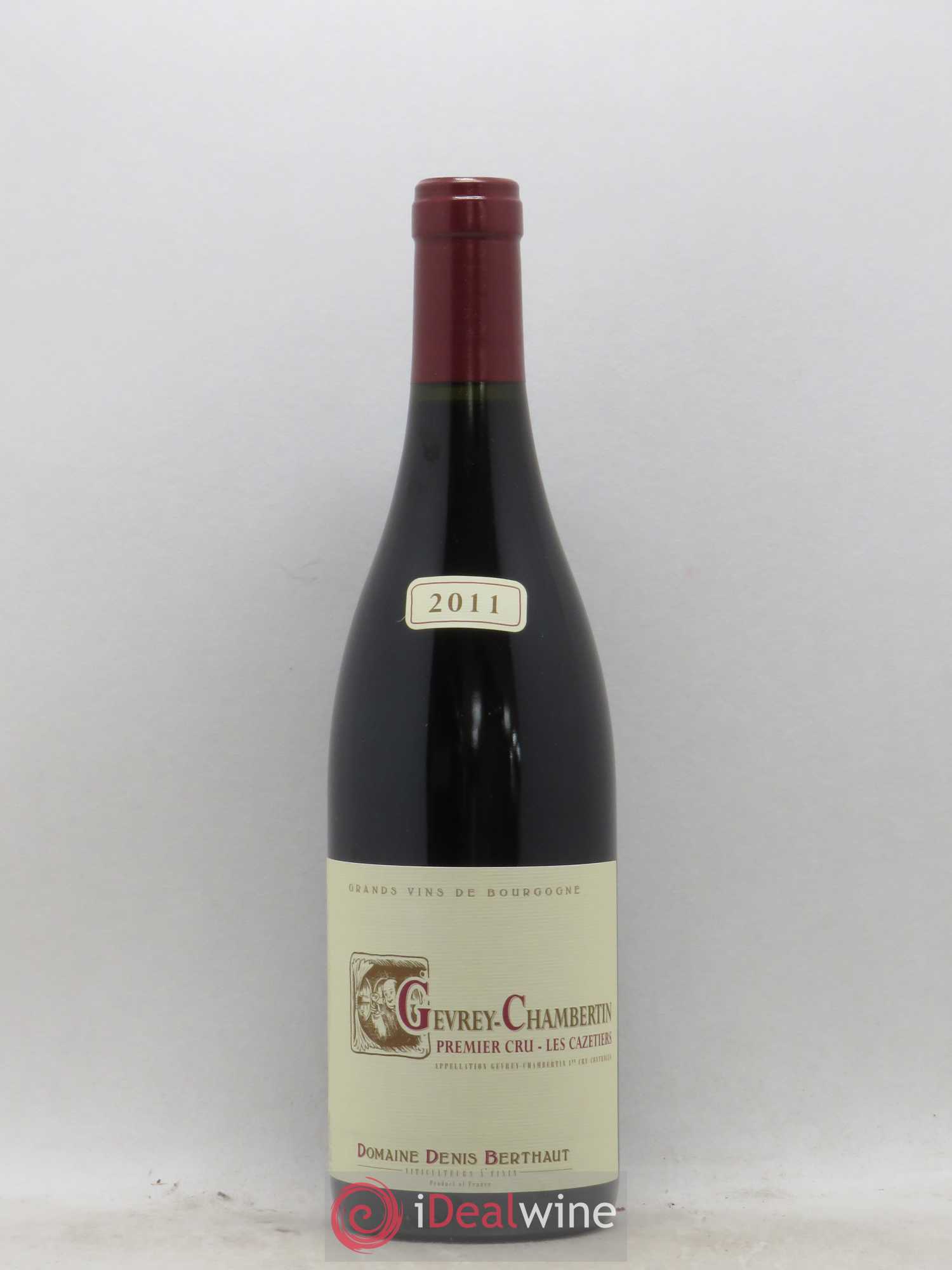 Gevrey-Chambertin 1er Cru Les Cazetiers Domaine Berthaut 2011 - Posten von 1 Flasche - 0