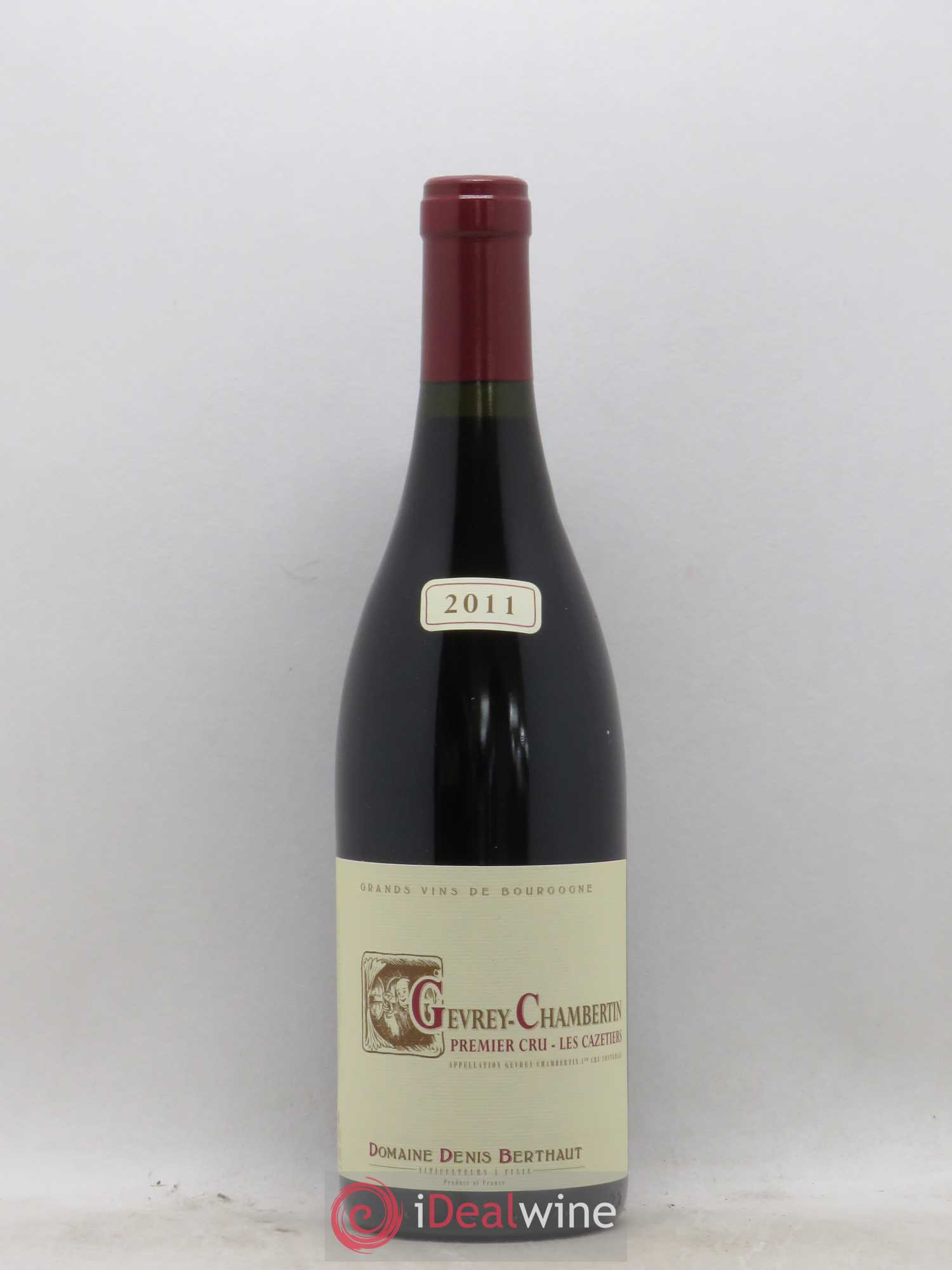 Gevrey-Chambertin 1er Cru Les Cazetiers Domaine Berthaut 2011 - Posten von 1 Flasche - 0
