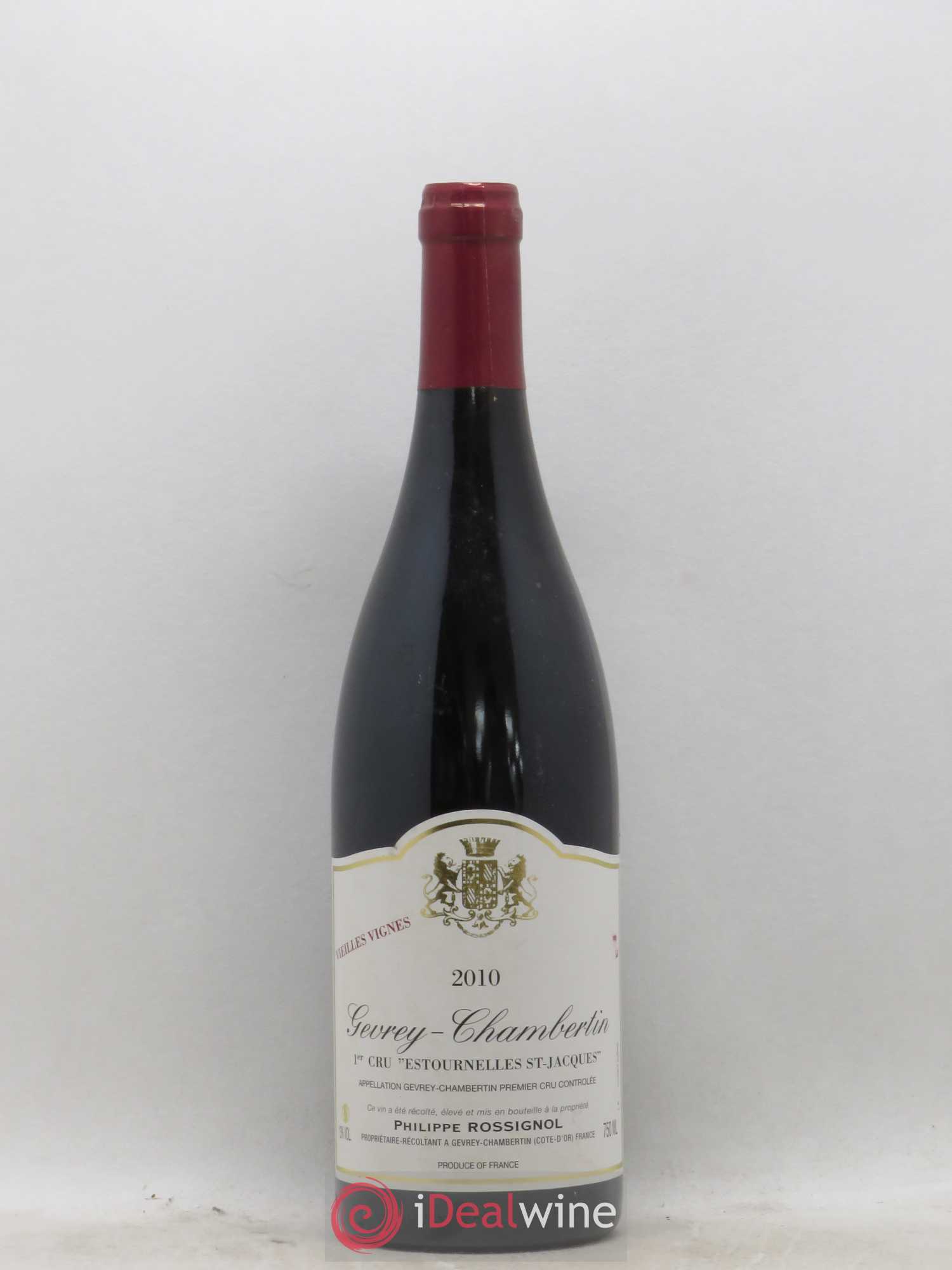 Gevrey-Chambertin 1er Cru Estournelles Saint Jacques Vieilles Vignes Philippe Rossignol 2010 - Posten von 1 Flasche - 0