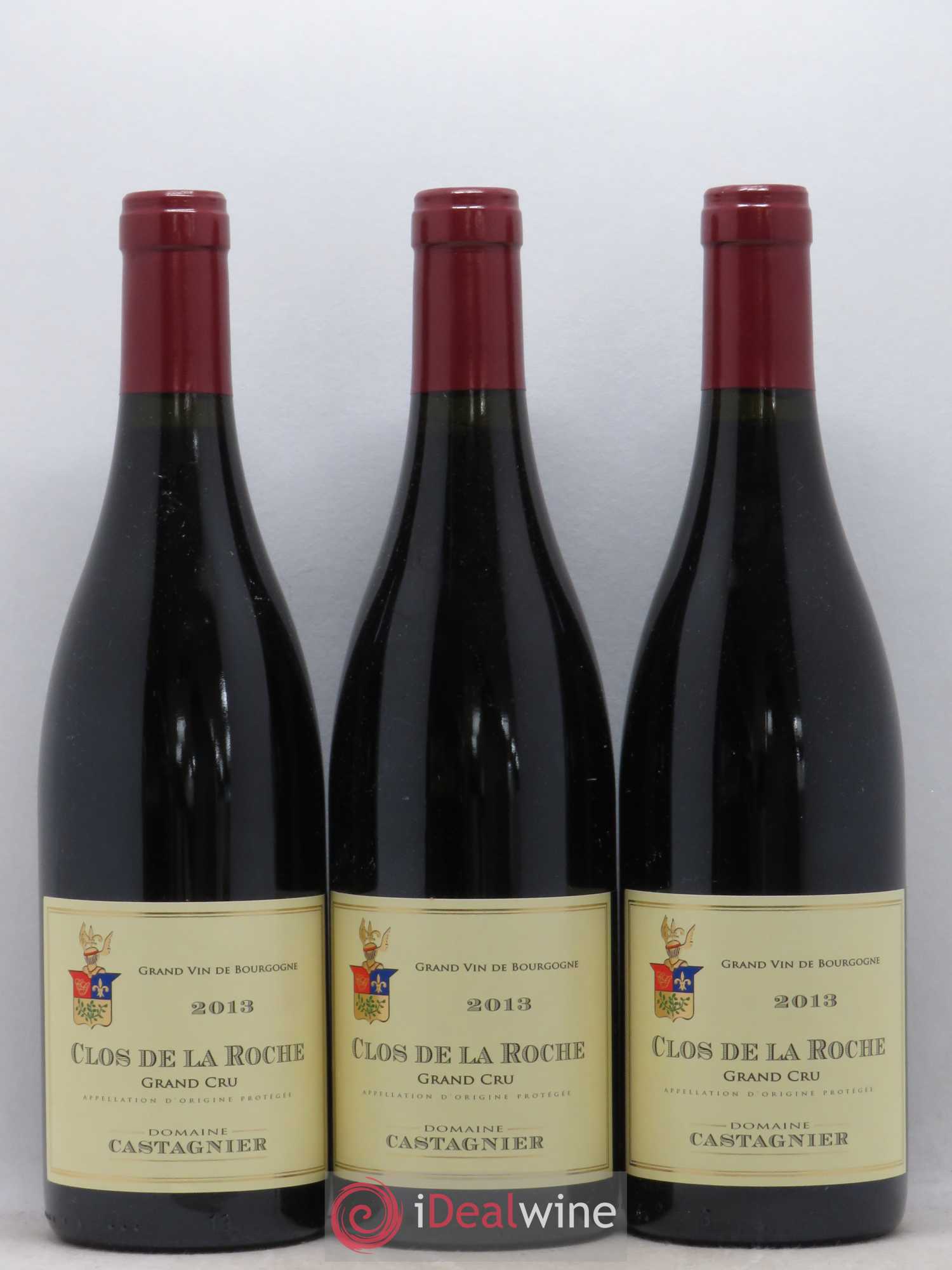 Clos de la Roche Grand Cru Castagnier (Domaine) 2013 - Lot de 3 bouteilles - 0