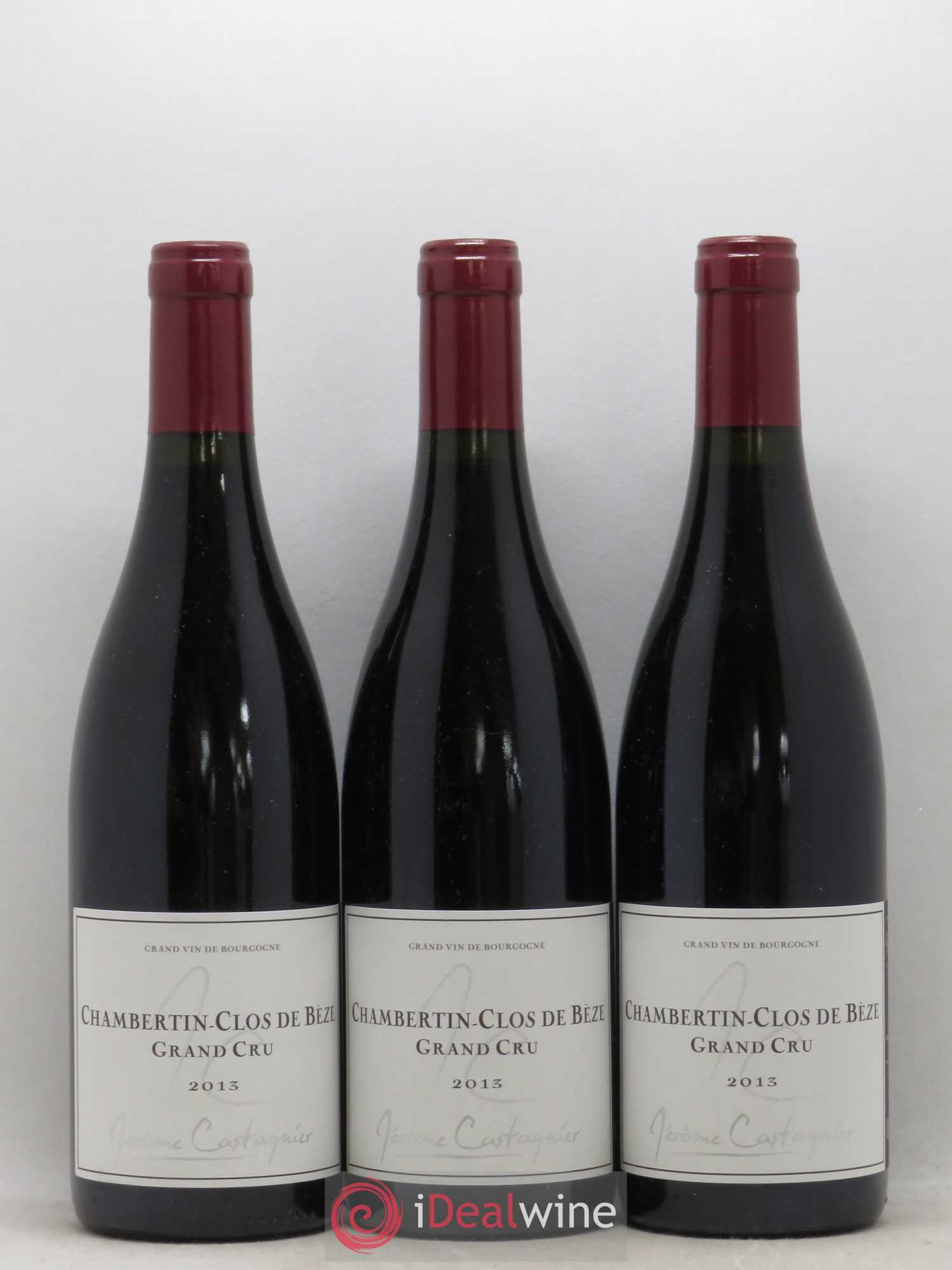 Chambertin Clos de Bèze Grand Cru Jerome Castagnier 2013 - Lot de 3 bouteilles - 0