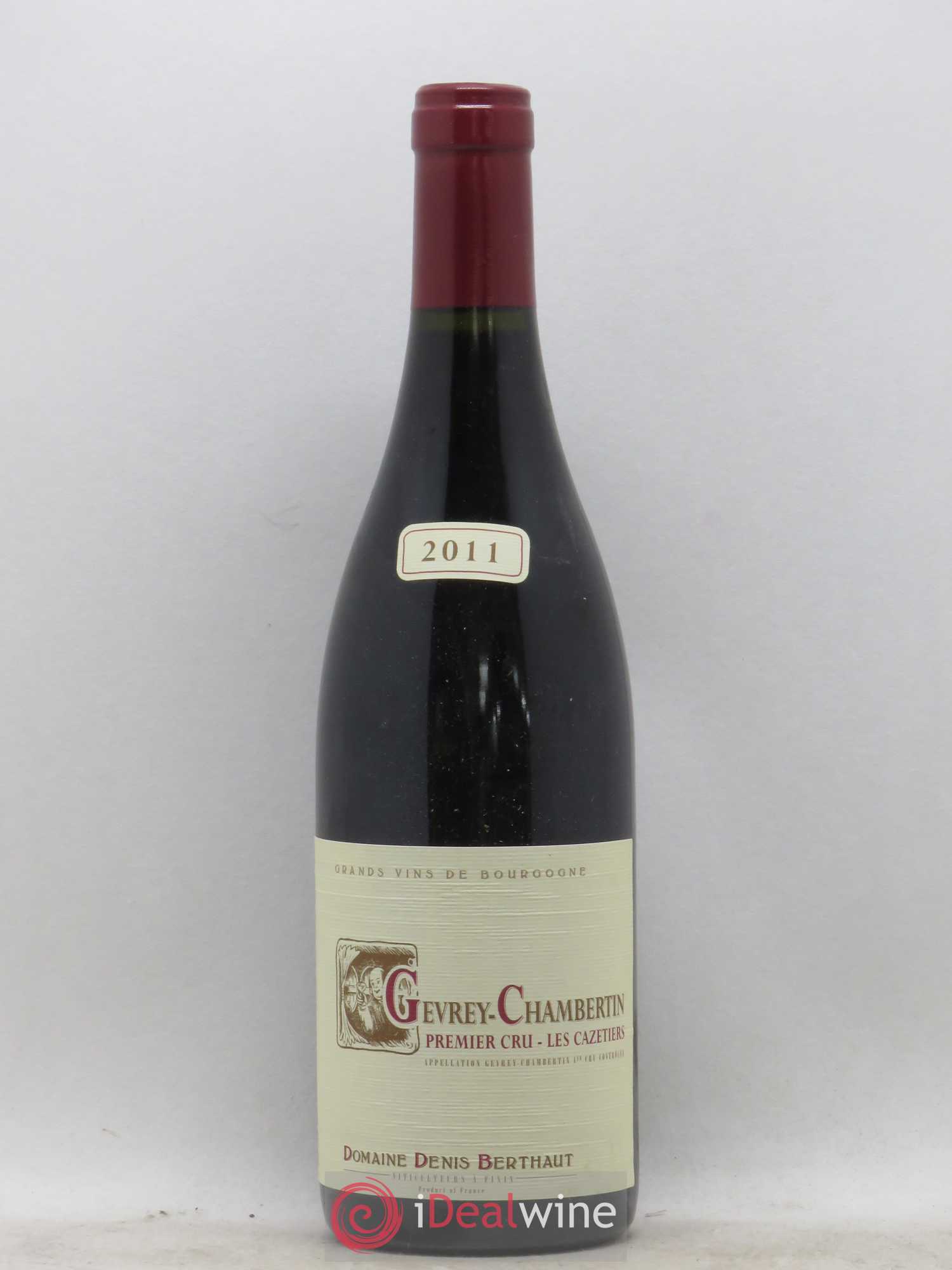 Gevrey-Chambertin 1er Cru Les Cazetiers Domaine Berthaut 2011 - Posten von 1 Flasche - 0