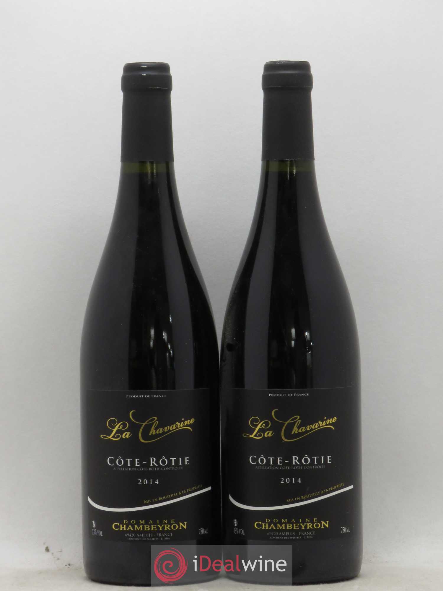 Côte-Rôtie La Chavarine Chambeyron 2014 - Posten von 2 Flaschen - 0