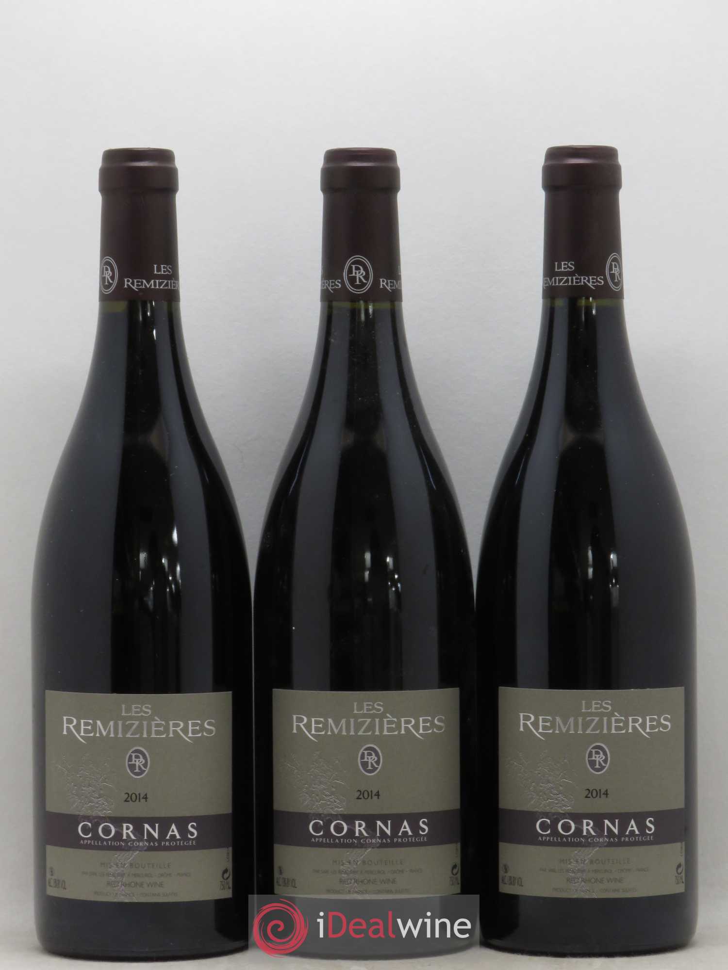 Cornas Domaine des Remizières (sans prix de réserve) 2014 - Posten von 3 Flaschen - 0