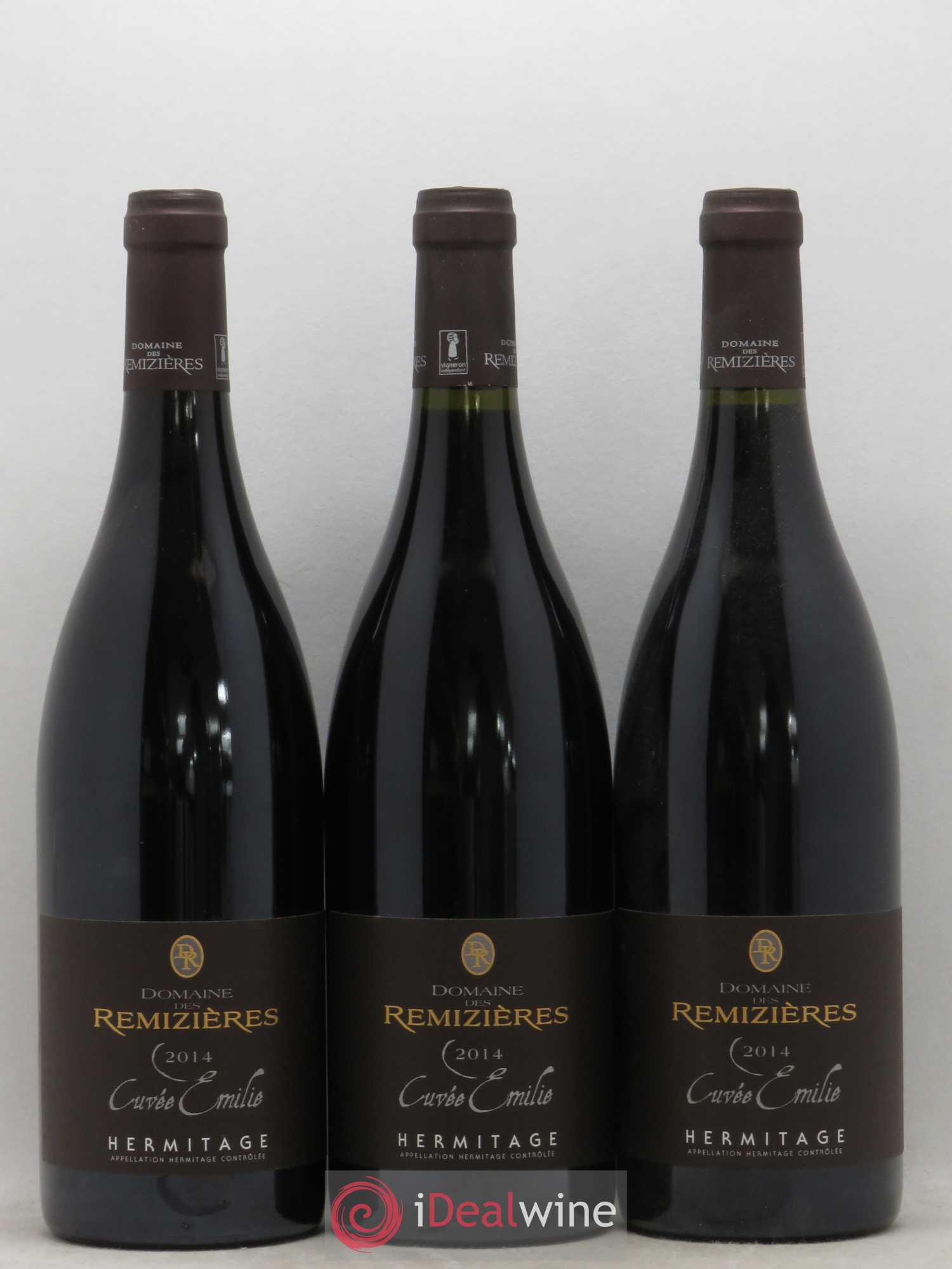 Hermitage Cuvée Emilie Rémizières (Domaine des) 2014 - Lot de 3 bouteilles - 0