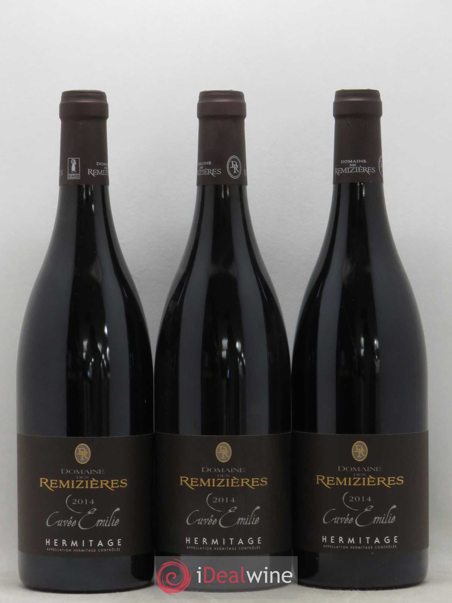 Hermitage Cuvée Emilie Rémizières (Domaine des) 2014 - Lot de 3 bouteilles - 0
