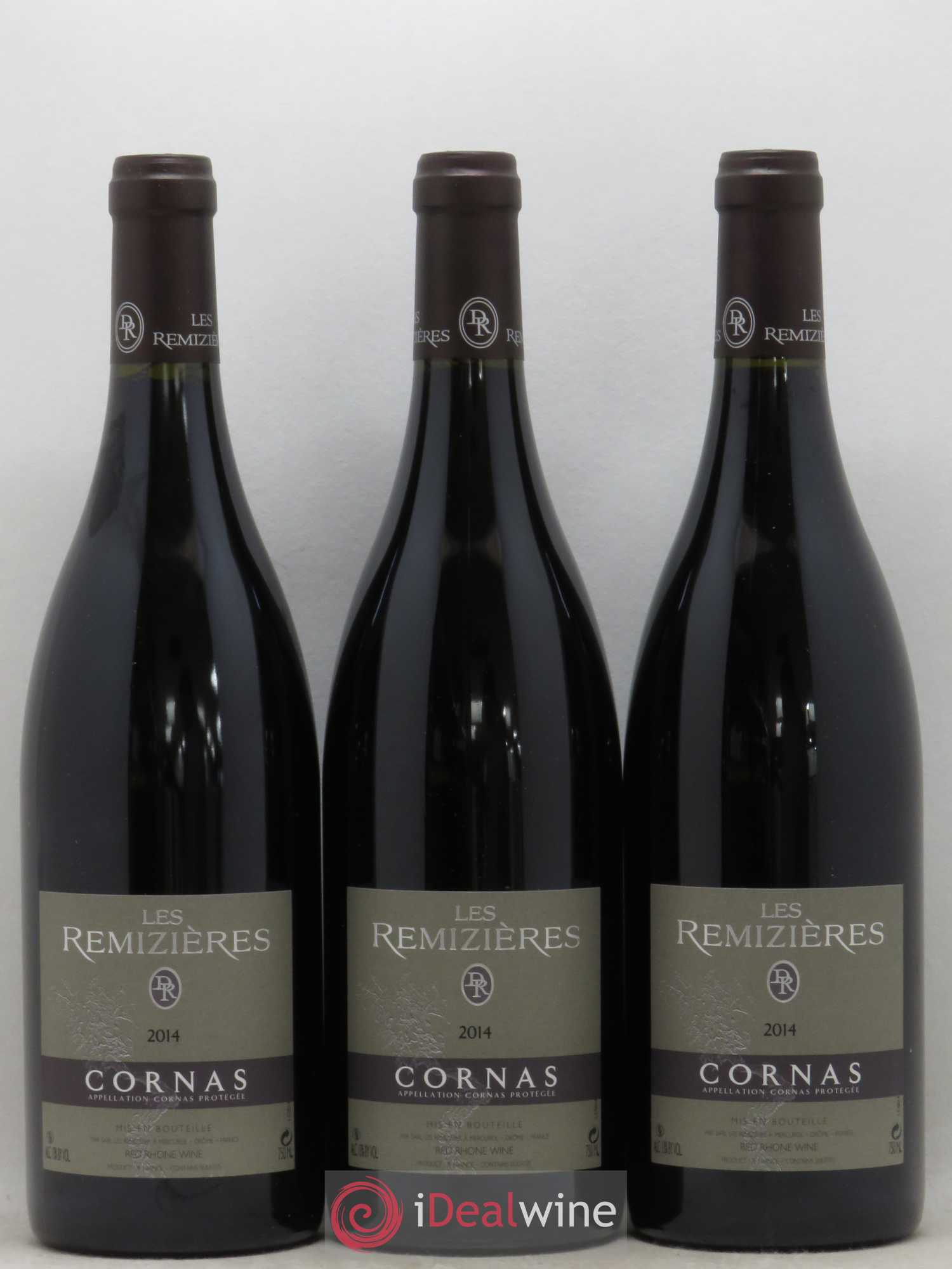 Cornas Domaine des Remizières (sans prix de réserve) 2014 - Posten von 3 Flaschen - 0