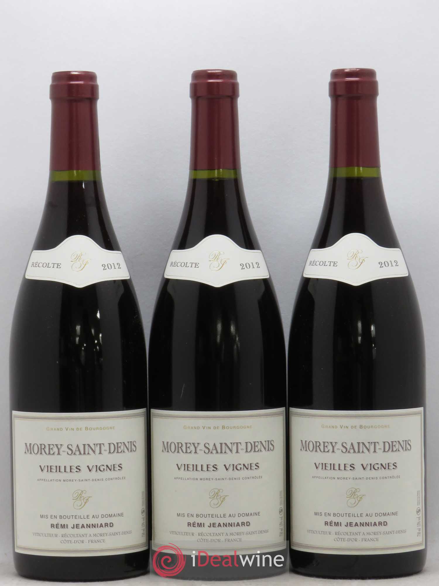 Morey-Saint-Denis Vieilles Vignes Remi Jeanniard 2012 - Lot de 3 bouteilles - 0