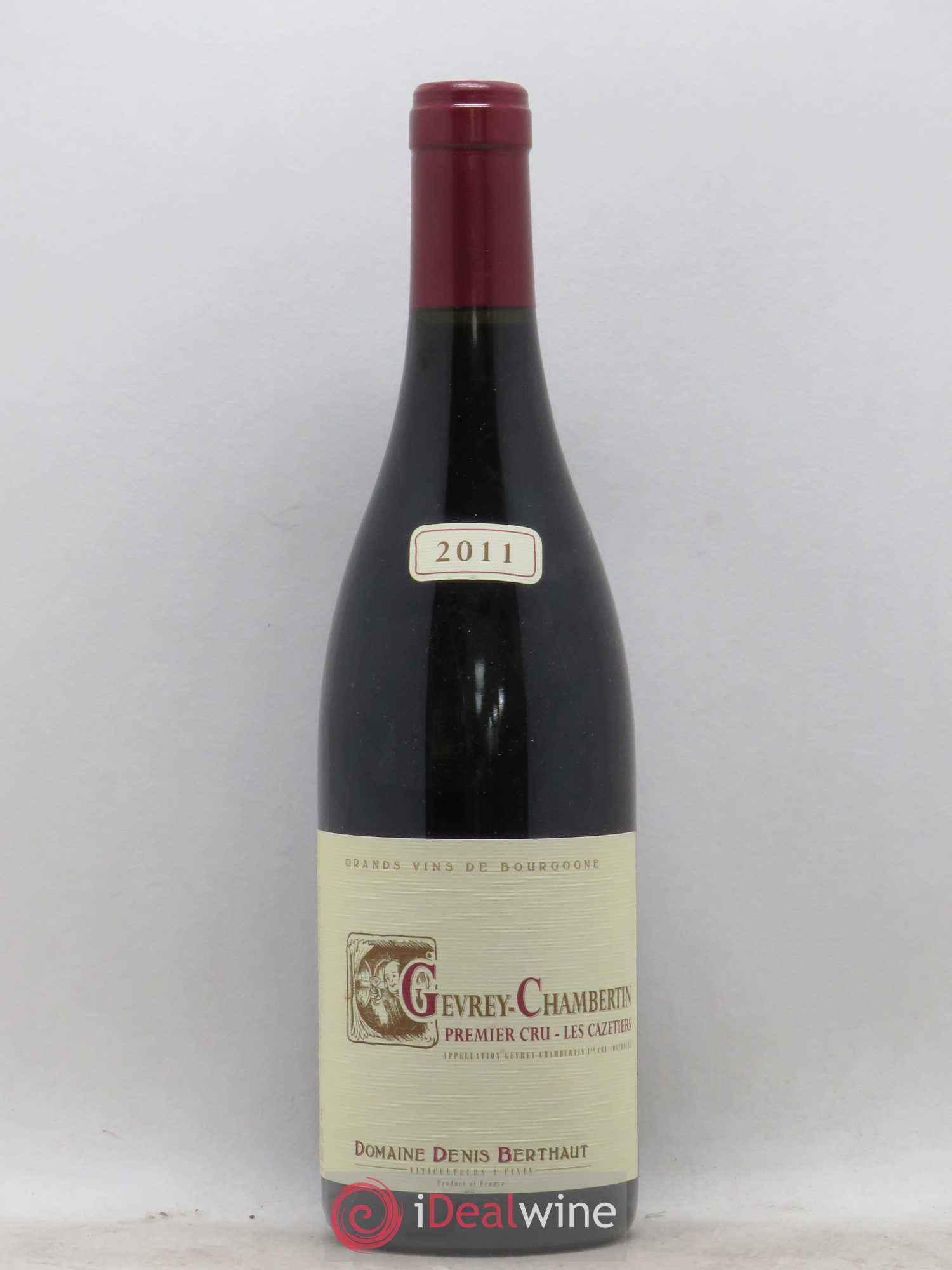Gevrey-Chambertin 1er Cru Les Cazetiers Domaine Berthaut 2011 - Posten von 1 Flasche - 0