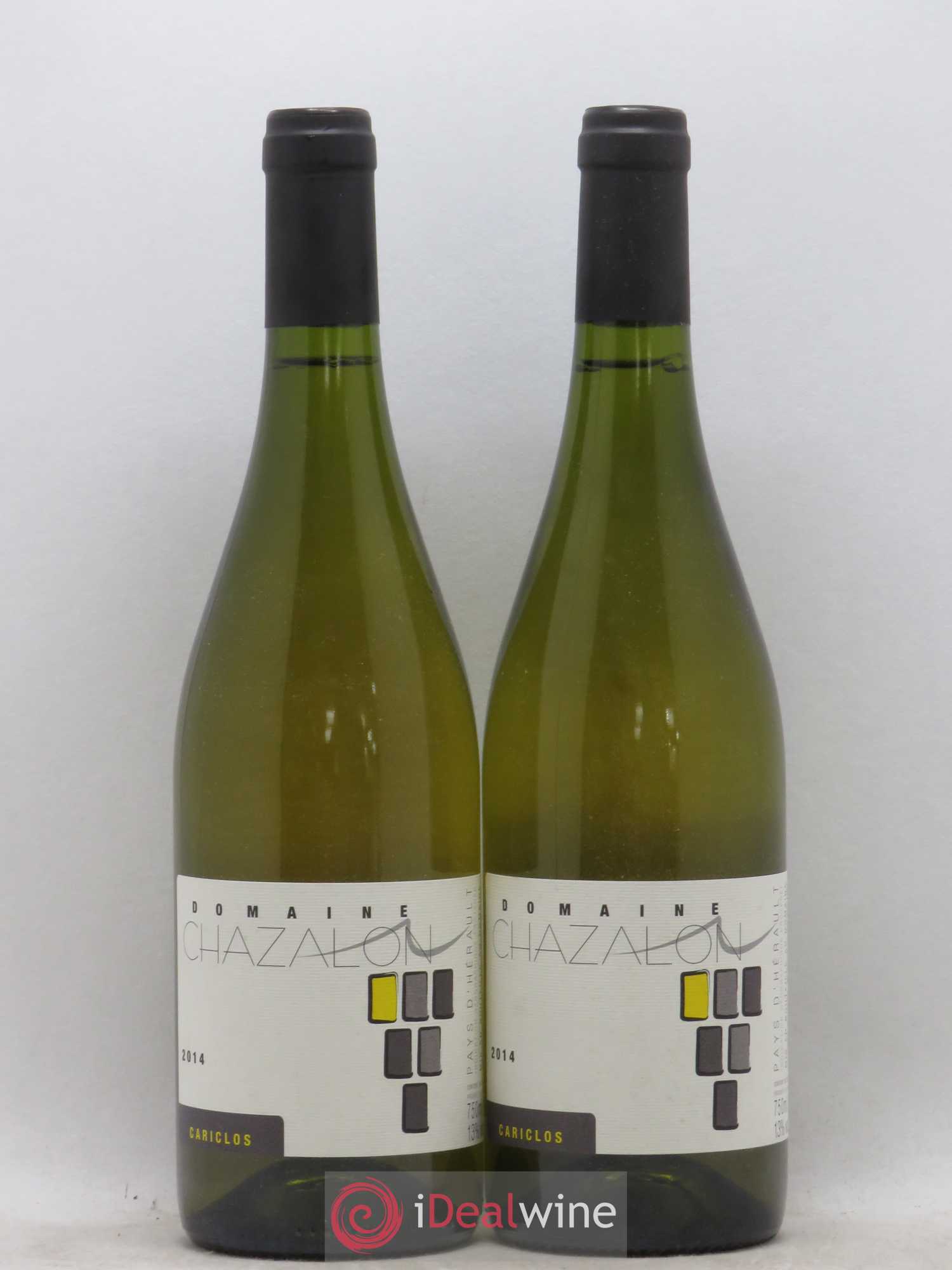Pays d'Hérault Cariclos Domaine Chazalon (sans prix de réserve) 2014 - Posten von 2 Flaschen - 0