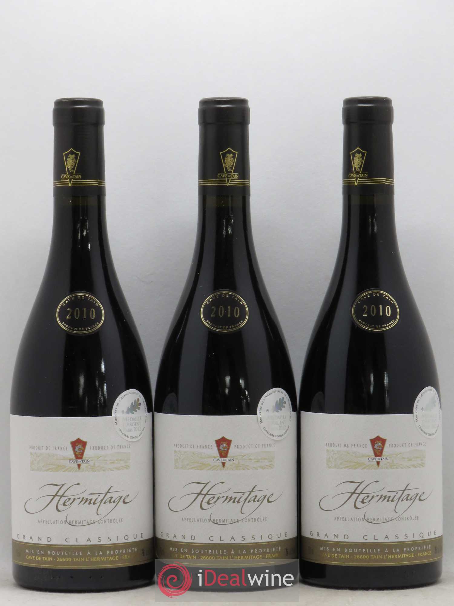 Hermitage Grand Classique Cave de Tain 2010 - Posten von 6 Flaschen - 2