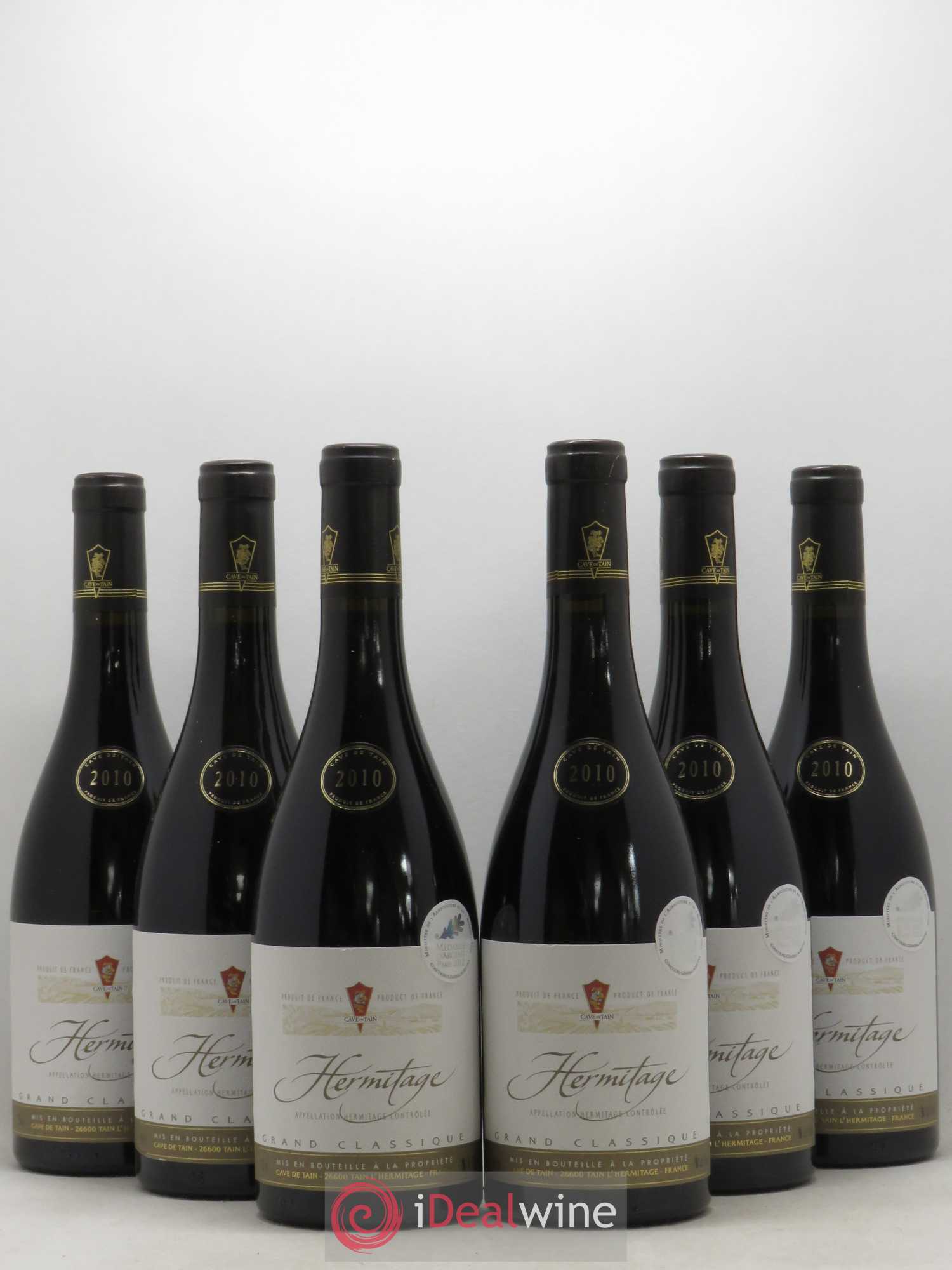 Hermitage Grand Classique Cave de Tain 2010 - Posten von 6 Flaschen - 0