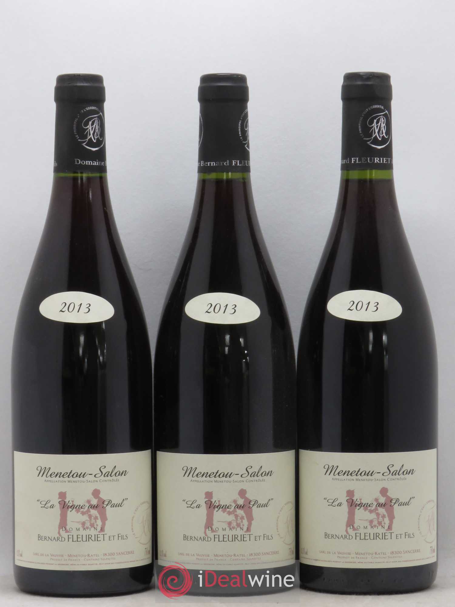 Menetou-Salon La Vigne au Paul Fleuriet (sans prix de réserve) 2013 - Posten von 3 Flaschen - 0