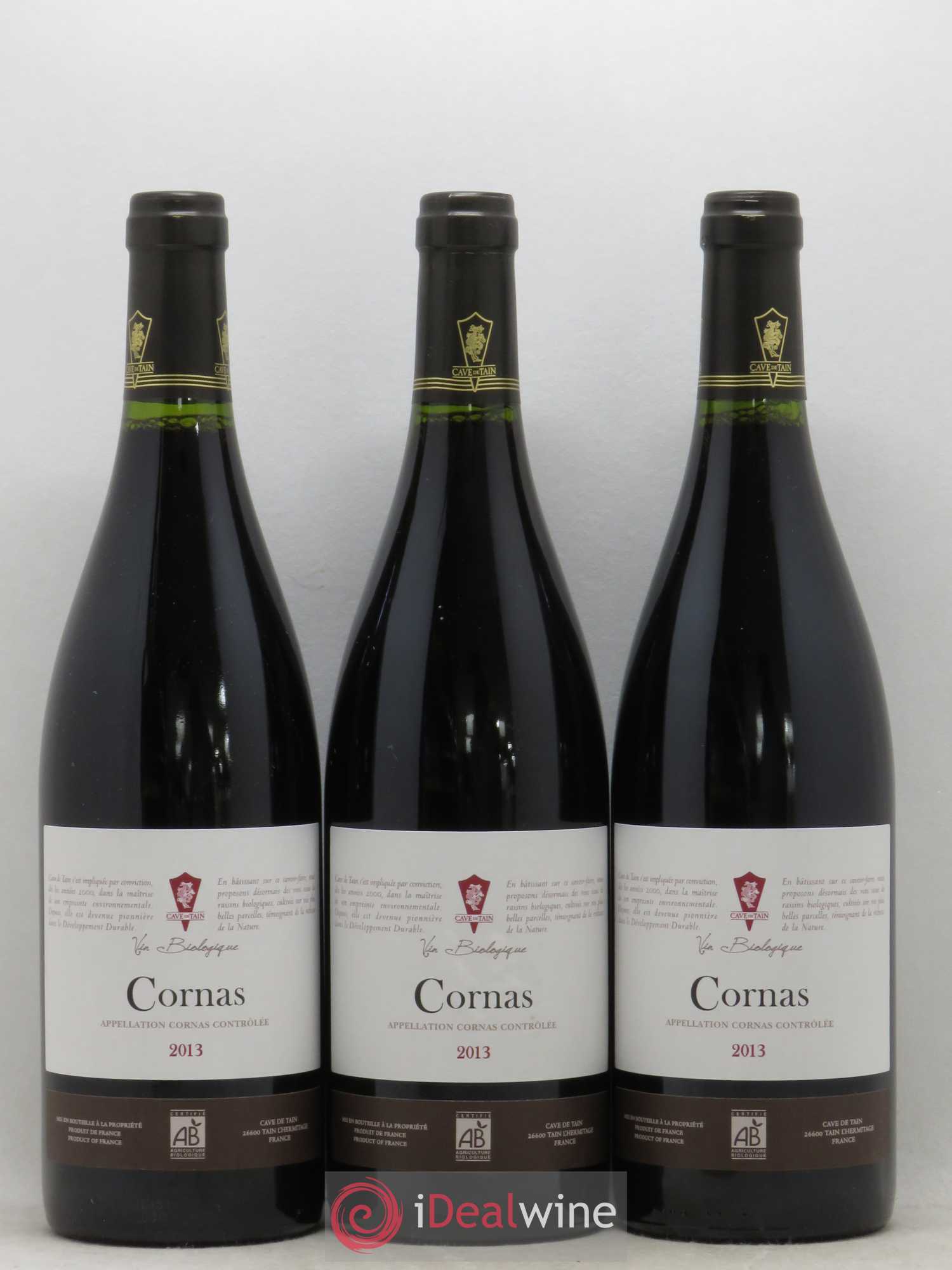 Cornas Cave de Tain l'Hermitage (sans prix de réserve) 2013 - Posten von 6 Flaschen - 2