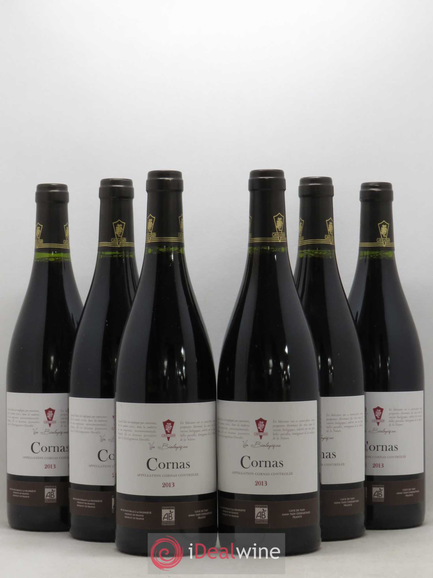 Cornas Cave de Tain l'Hermitage (sans prix de réserve) 2013 - Posten von 6 Flaschen - 0