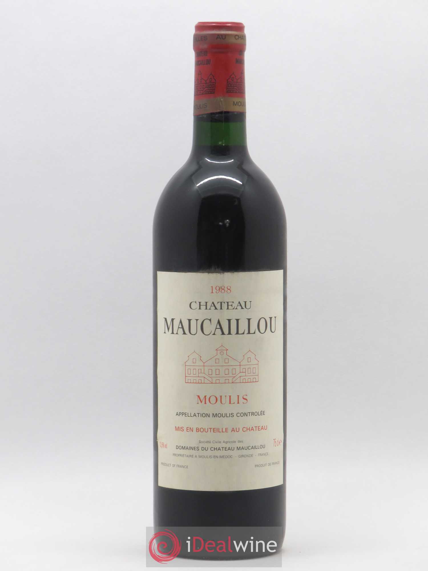 Château Maucaillou 1988 - Lot de 1 bouteille - 0