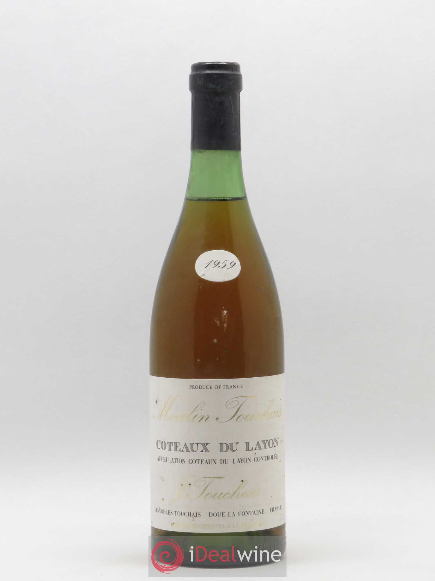 Coteaux du Layon Moulin Touchais 1959 - Lotto di 1 bottiglia - 0
