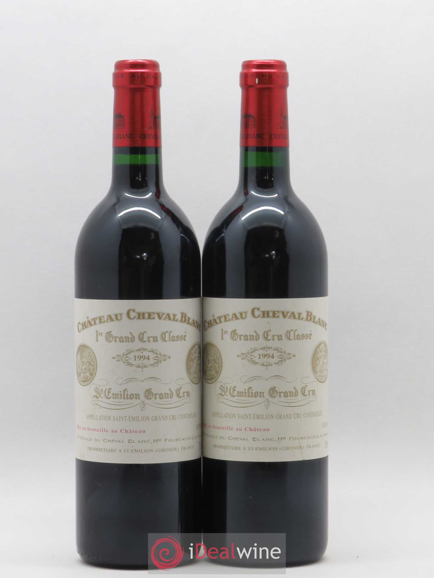 Château Cheval Blanc 1er Grand Cru Classé A 1994 - Lot de 2 bouteilles - 0