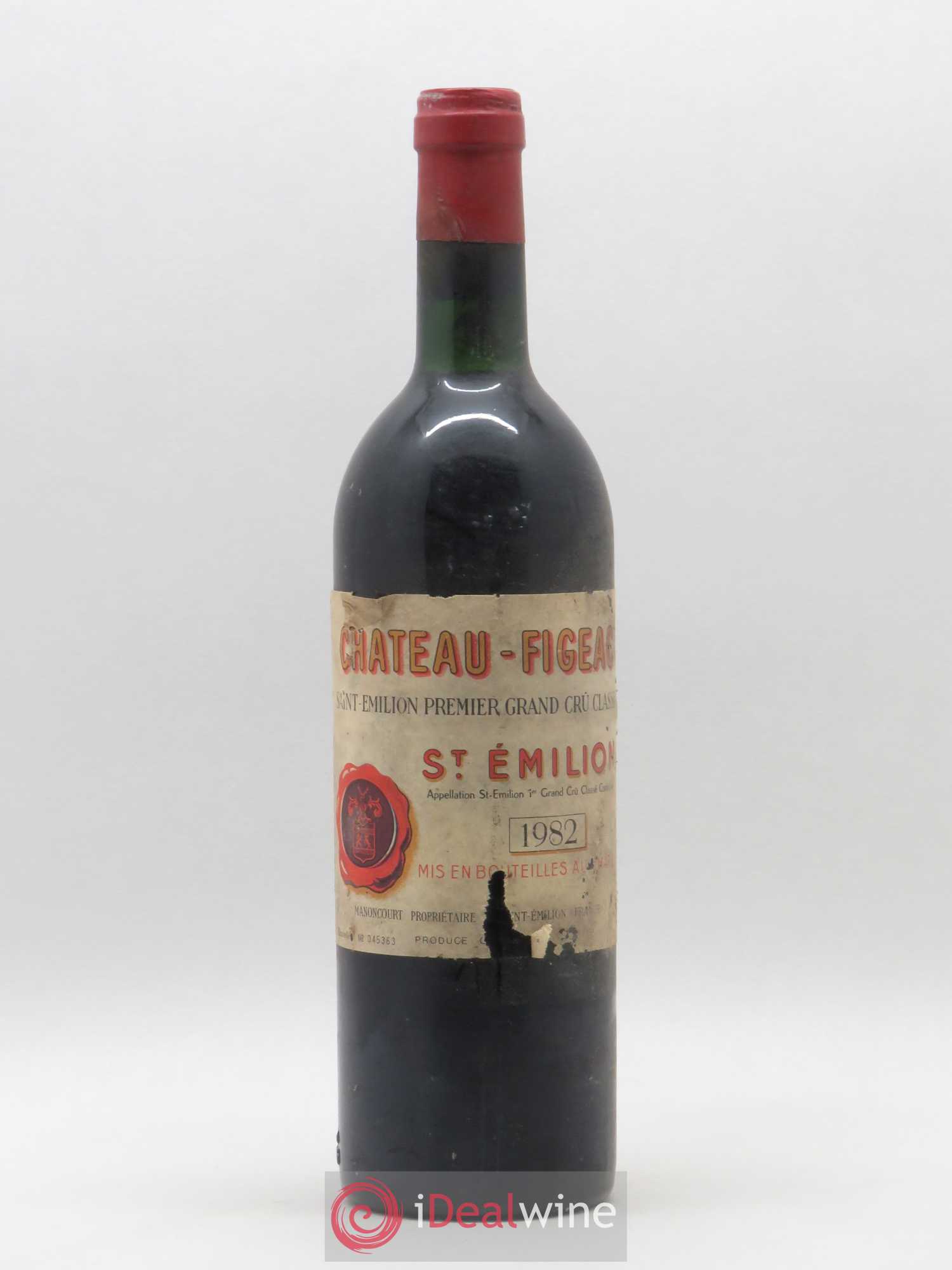 Château Figeac 1er Grand Cru Classé A 1982 - Lot de 1 bouteille - 0