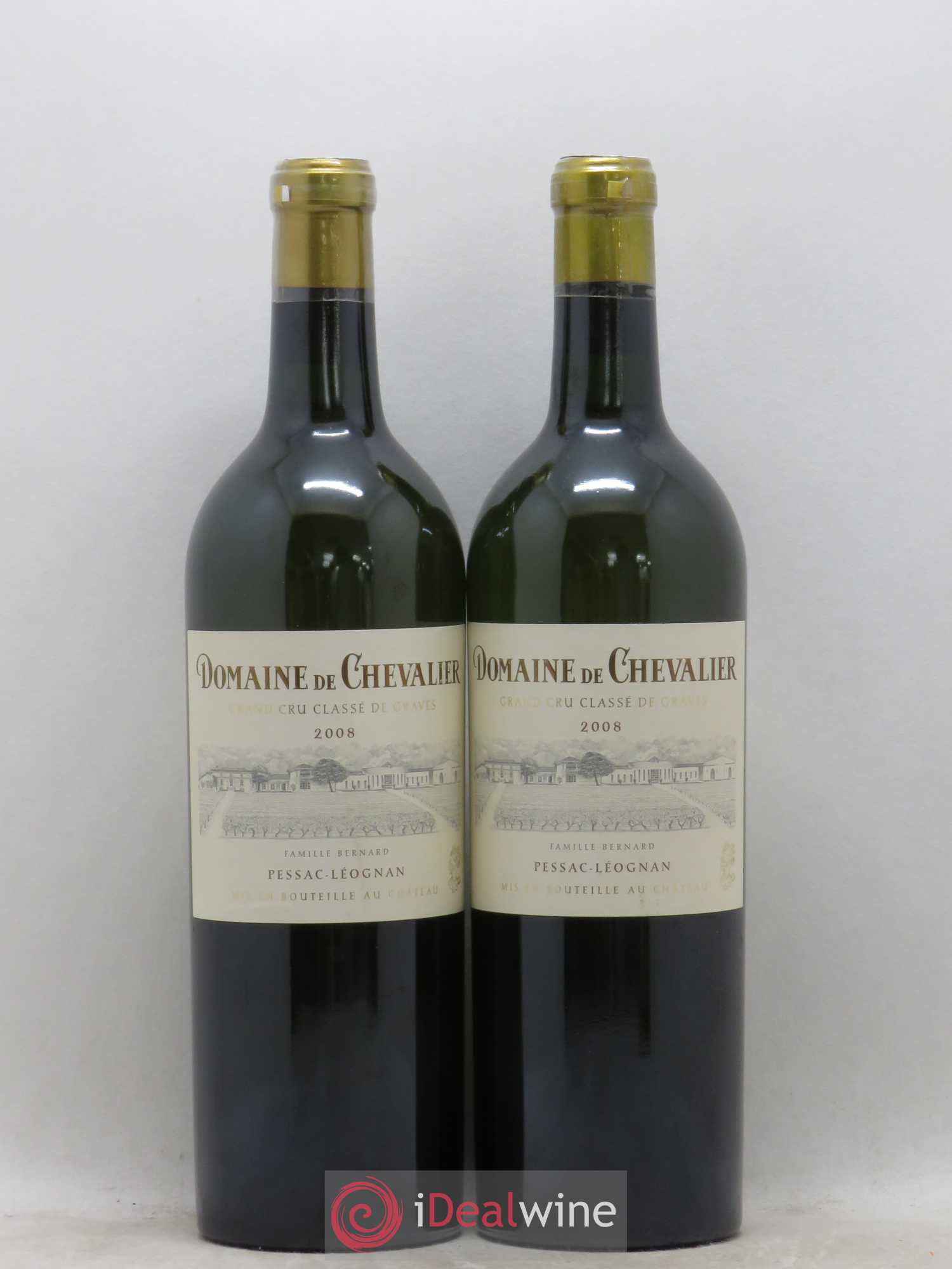 Domaine de Chevalier Cru Classé de Graves 2008 - Lot de 2 bouteilles - 0