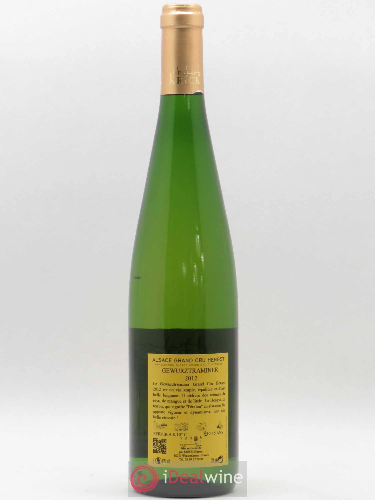 Gewurztraminer Grand Cru Hengst Hubert Krick 2012 - Posten von 1 Flasche - 1