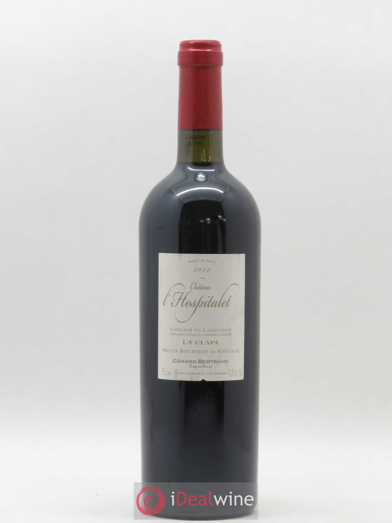 Coteaux du Languedoc La Clape L'Hospitalet Gérard Bertrand 2002 - Posten von 1 Flasche - 1