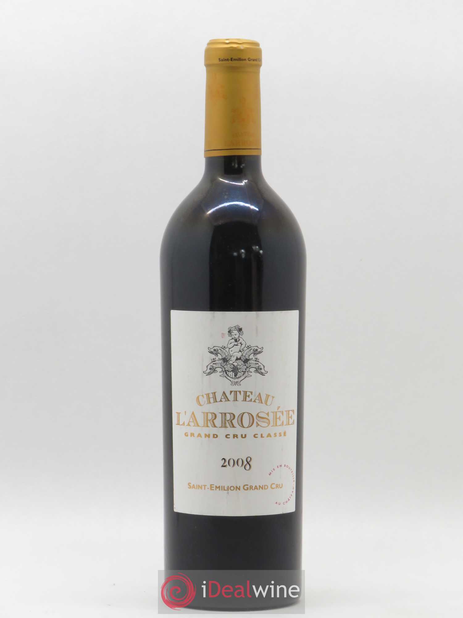 Château l' Arrosée Grand Cru Classé 2008 - Lot de 1 bouteille - 0