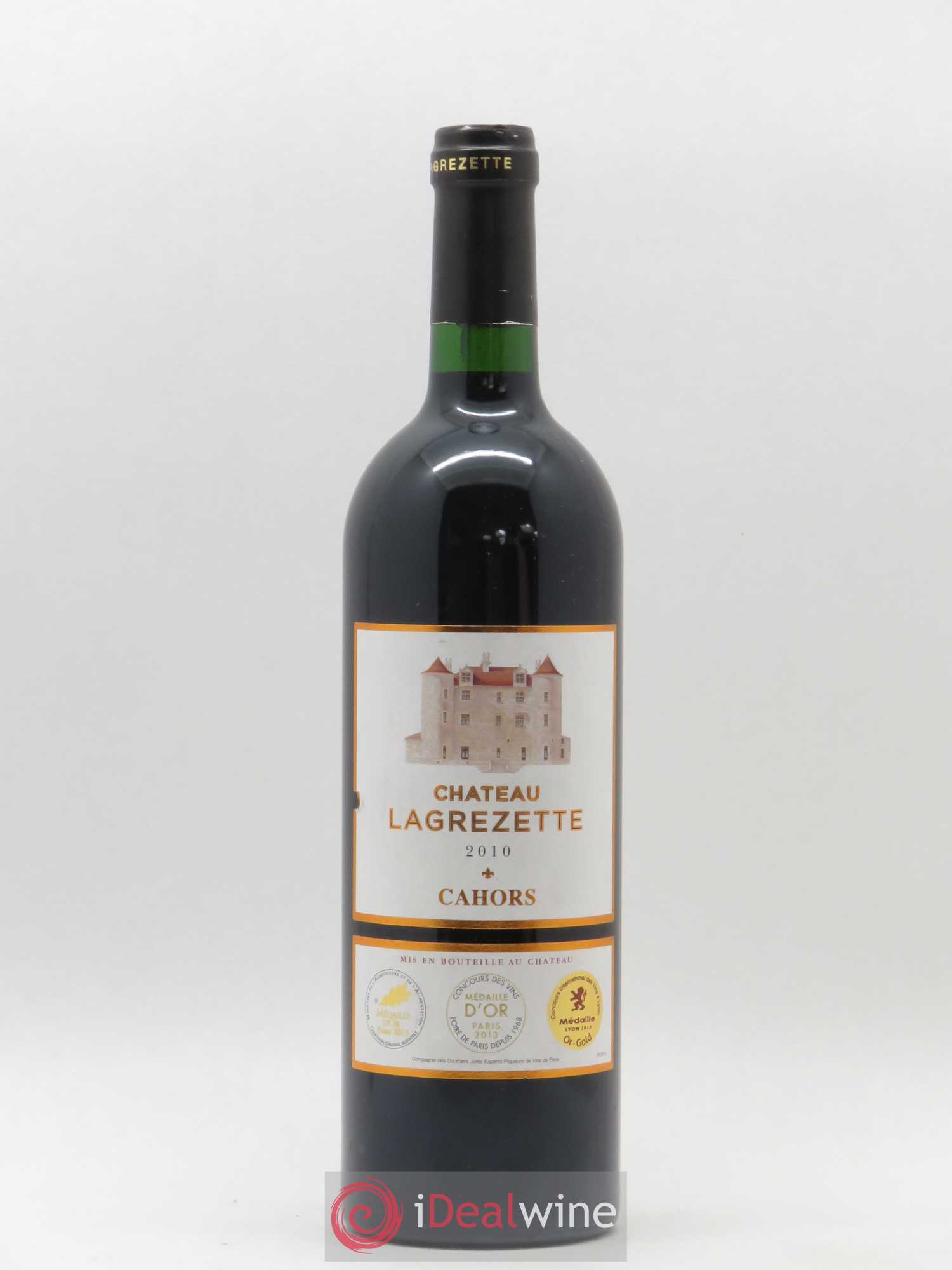 Cahors Château Lagrezette Alain Dominique Perrin 2010 - Lot de 1 bouteille - 0